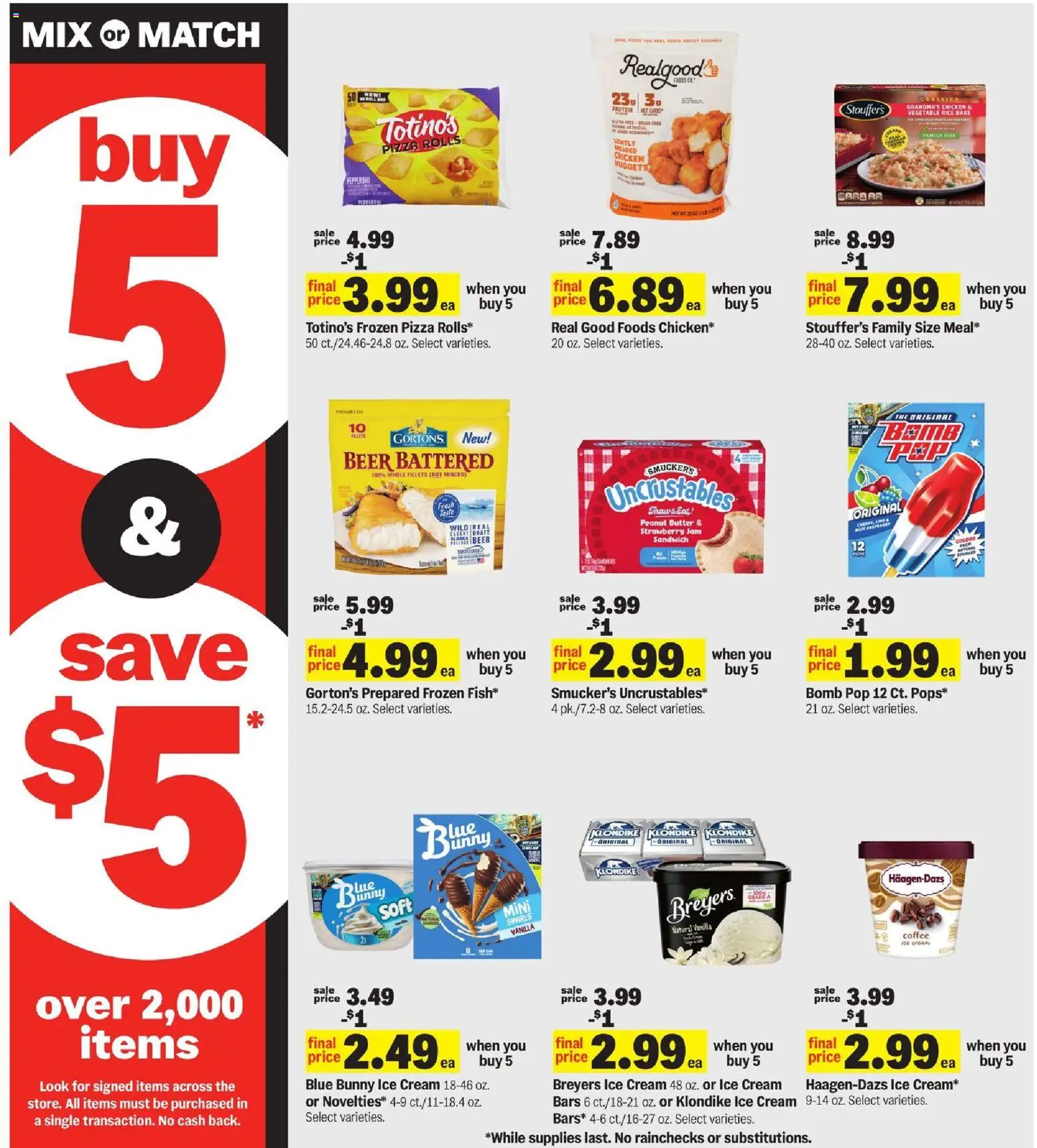 Meijer Weekly Ad - MI - valid from 06/24/2026 | Page: 9 | Products: Butter, Coffee, Beer, Ice cream