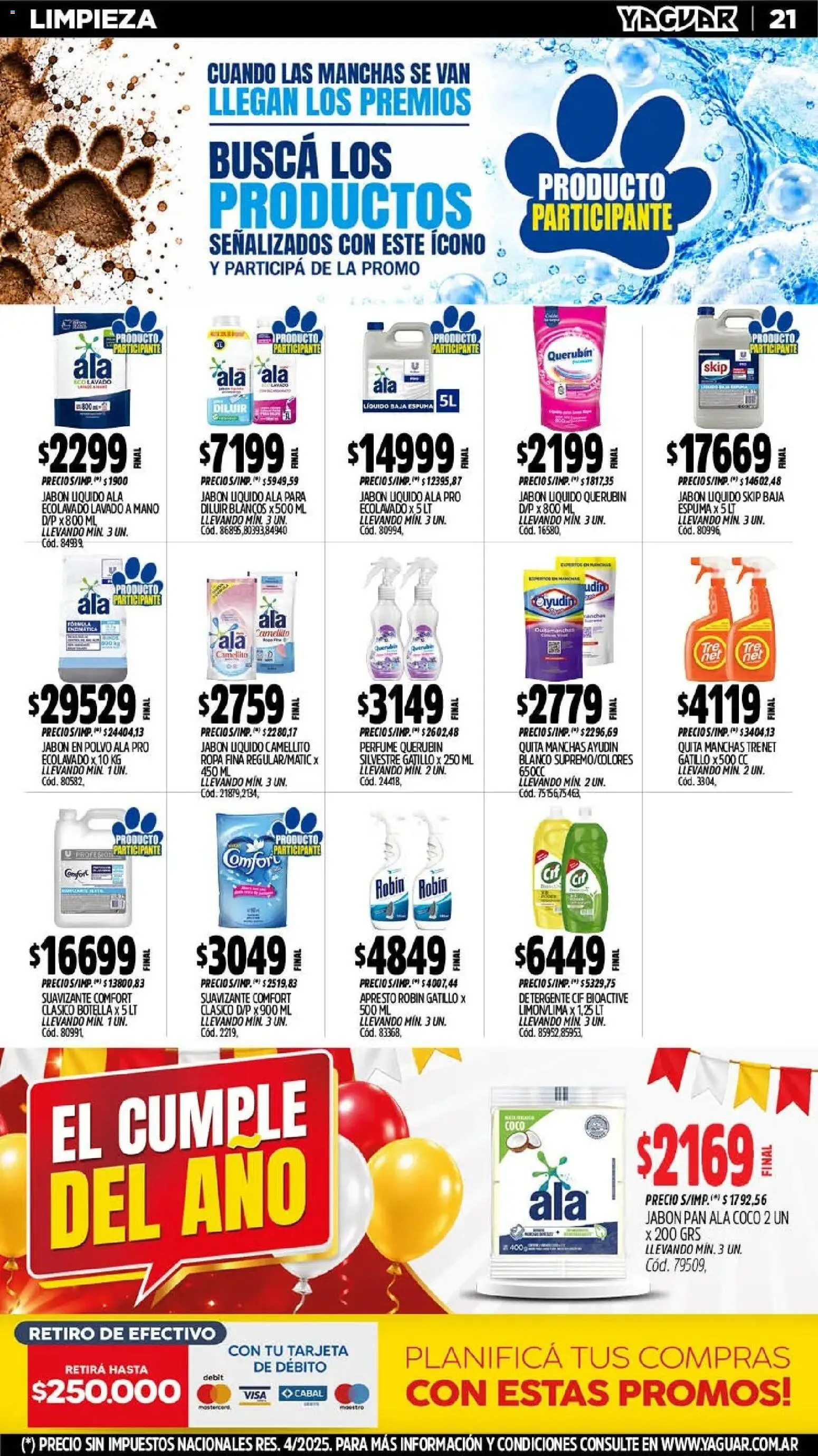 Yaguar - Oferta Semanal General Roca │ válido desde el 05/10/2026 | Página: 20