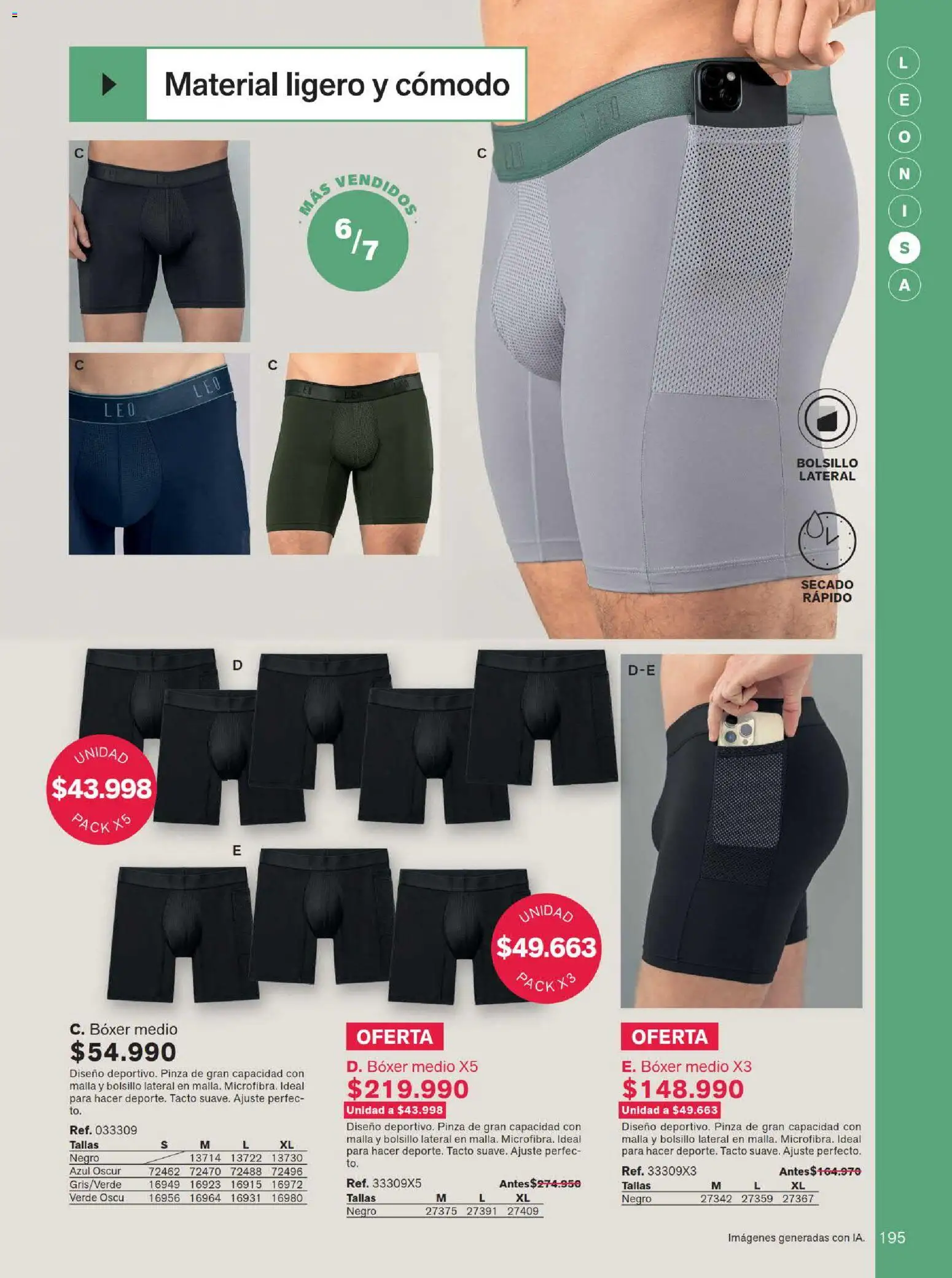 Leonisa revista - valida desde el 15/07/2026 | Página: 195 | Productos: Pinza