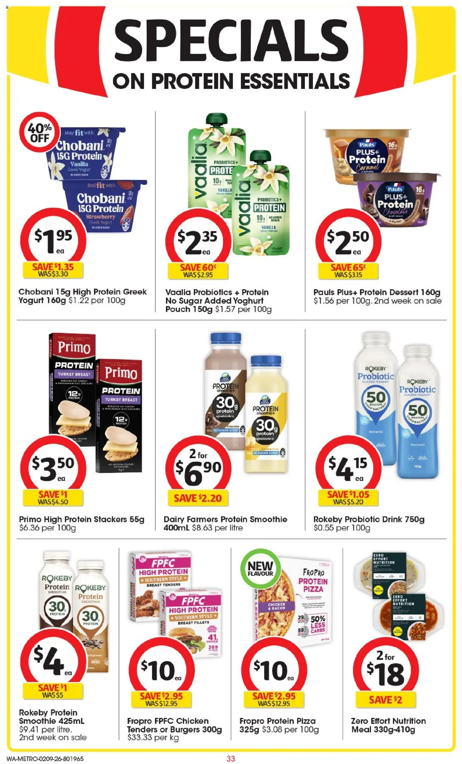 Coles catalogue - valid from 02/09/2026 | Page: 34 | Products: Bacon, Chicken, Smoothie, Vanilla