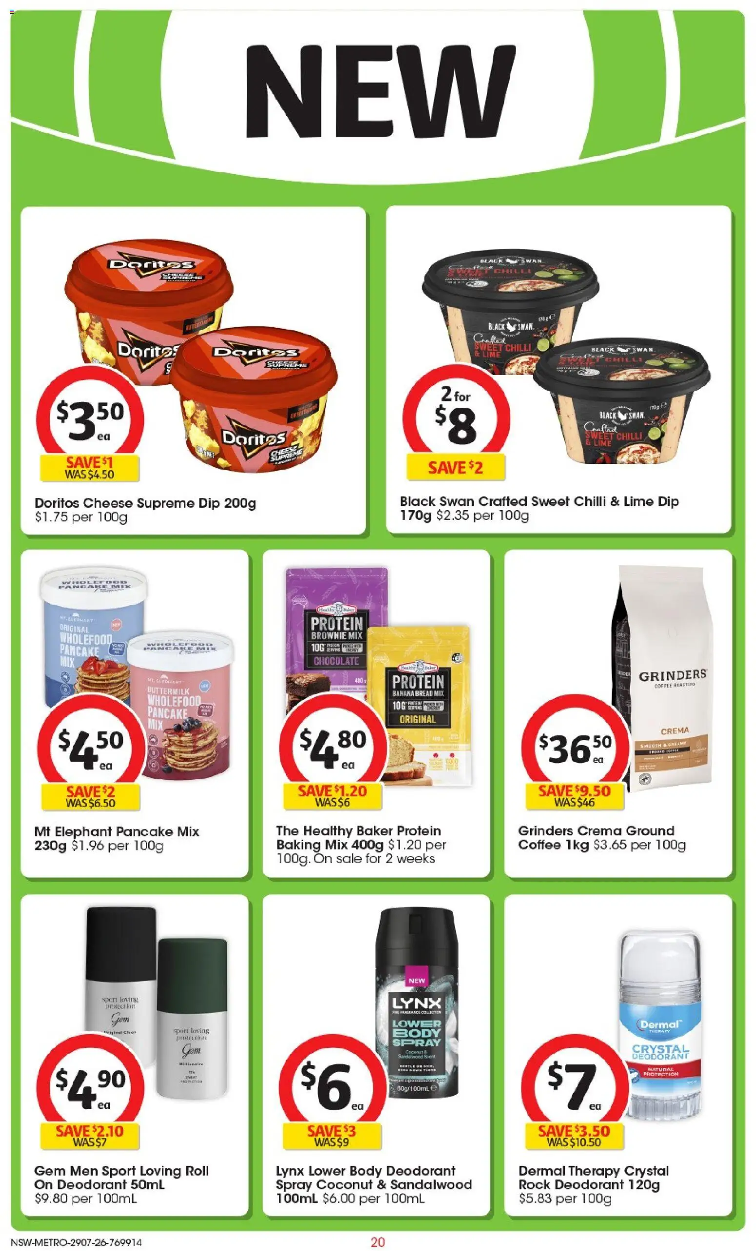 Coles catalogue - valid from 29/07/2026 | Page: 20 | Products: Gem, Cheese, Bread, Chocolate