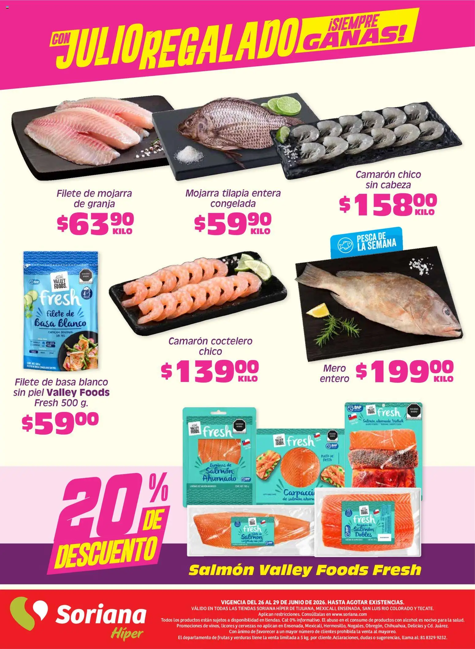 Nuevas ofertas de Soriana válidas en toda la República Mexicana desde el 26/06/2026. ¡Encuentra las mejores ofertas en Soriana Fin de Semana Híper: Tijuana, Mexicali, Ensenada, San Luis Río Colorado y Tecate! | Página: 5
