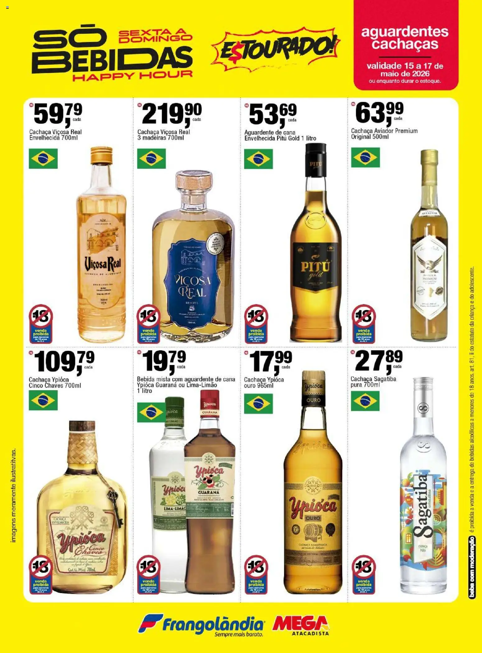 Frangolândia Folheto - válido de 15.05.2026 | Página: 6 | Produtos: Madeiras, Guaraná, Cachaça, Bebida