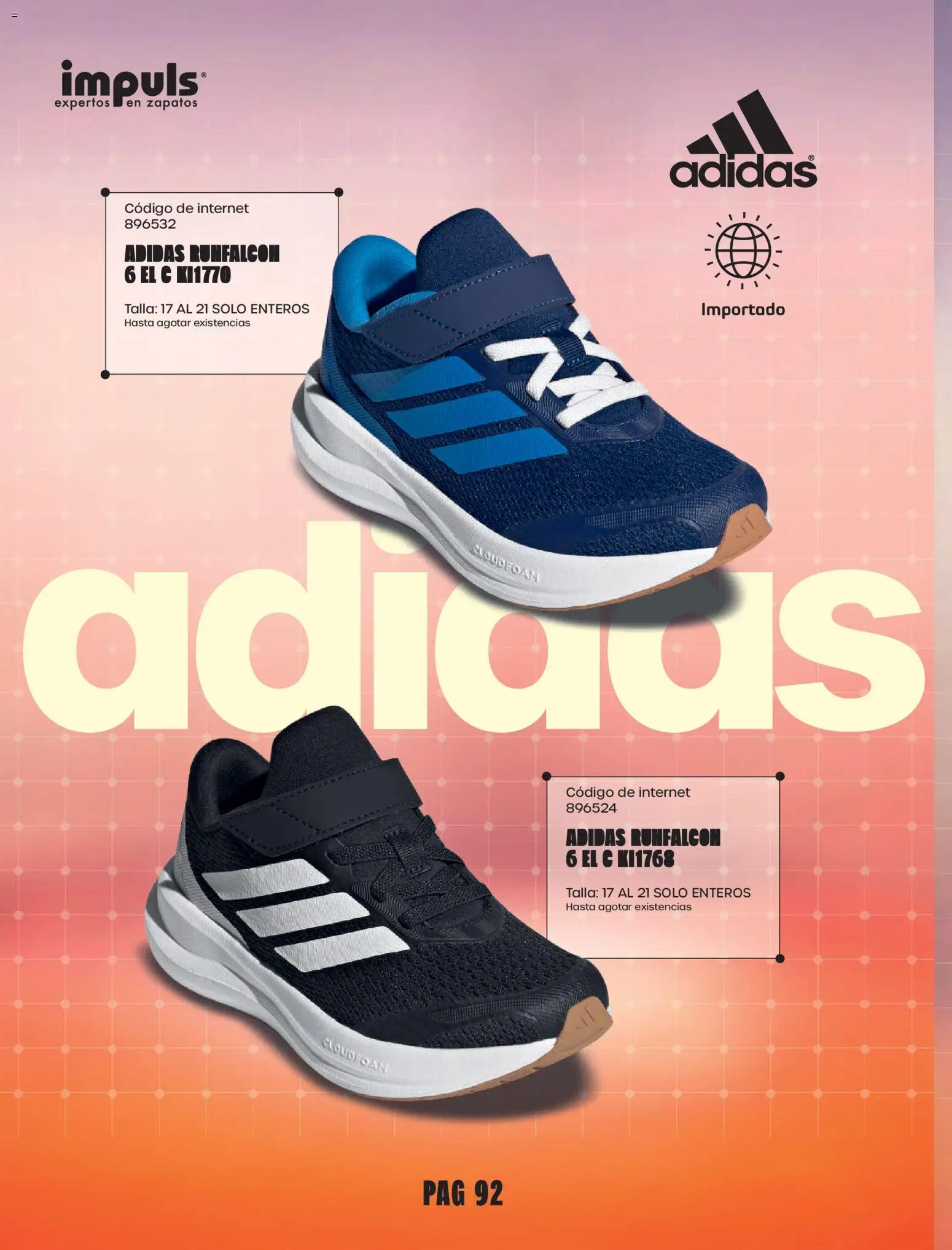Nuevas ofertas de Impuls válidas en toda la República Mexicana desde el 01/09/2026. ¡Encuentra las mejores ofertas en Impuls catálogo Urban Sport! | Página: 94 | Productos: Zapatos