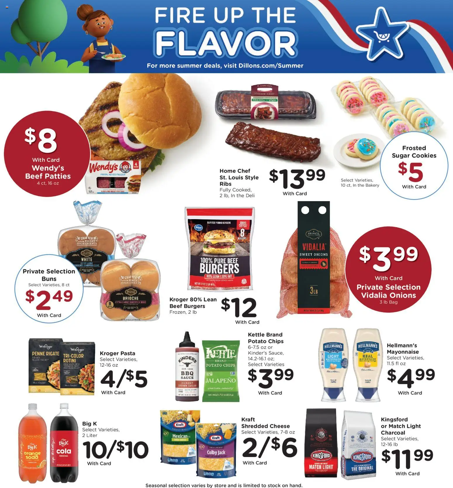 Dillons Weekly Ad - valid from 07/29/2026 | Page: 10 | Products: Bakery, Beef, Chips, Sauce