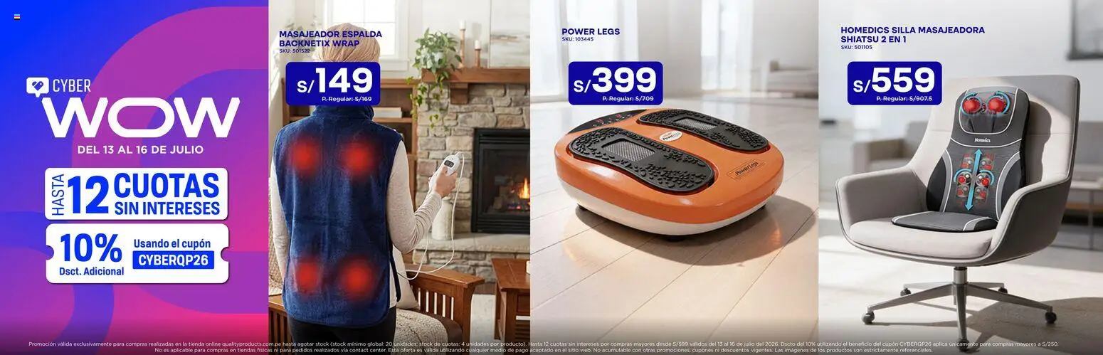 Catálogo Quality Products válido desde 13/07/2026 | Página: 3 | Productos: Silla
