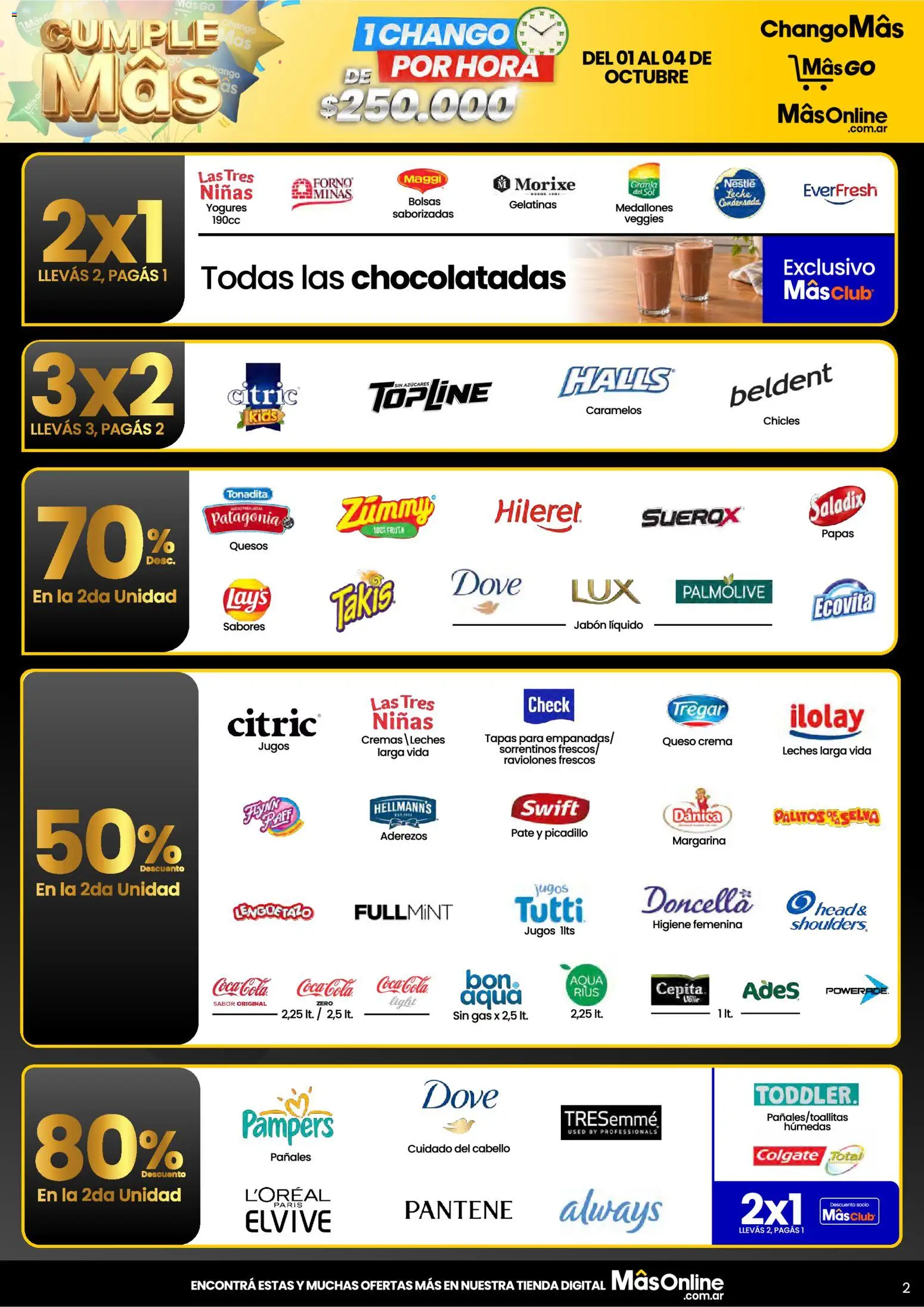 Changomas - Promos del finde │ válido desde el 01/10/2026 | Página: 2
