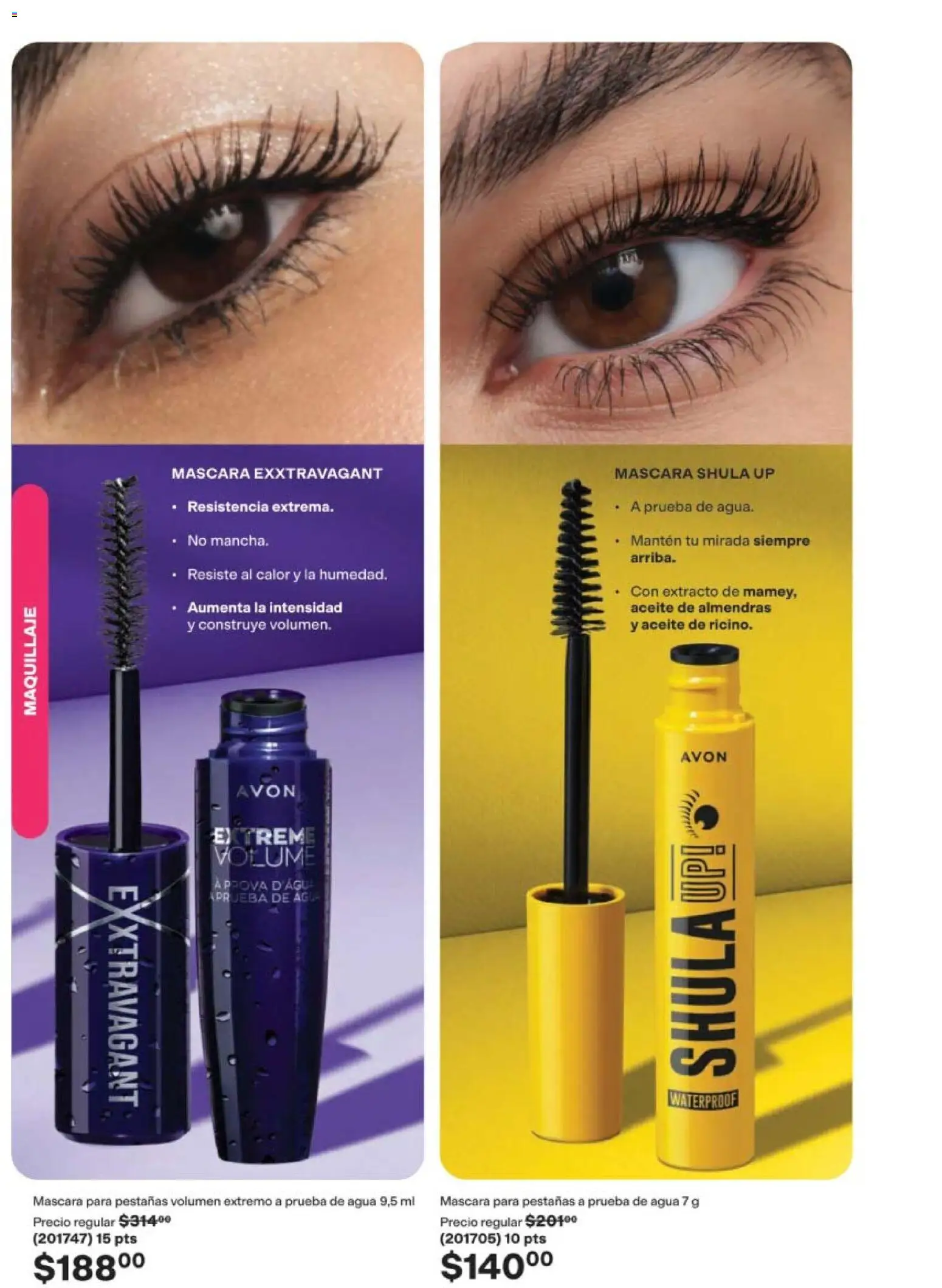 Nuevas ofertas de AVON válidas en toda la República Mexicana desde el 24.04.2026. ¡Encuentra las mejores ofertas en AVON campaña 7 2026! | Página: 38 | Productos: Almendras, Máscara, Agua, Aceite