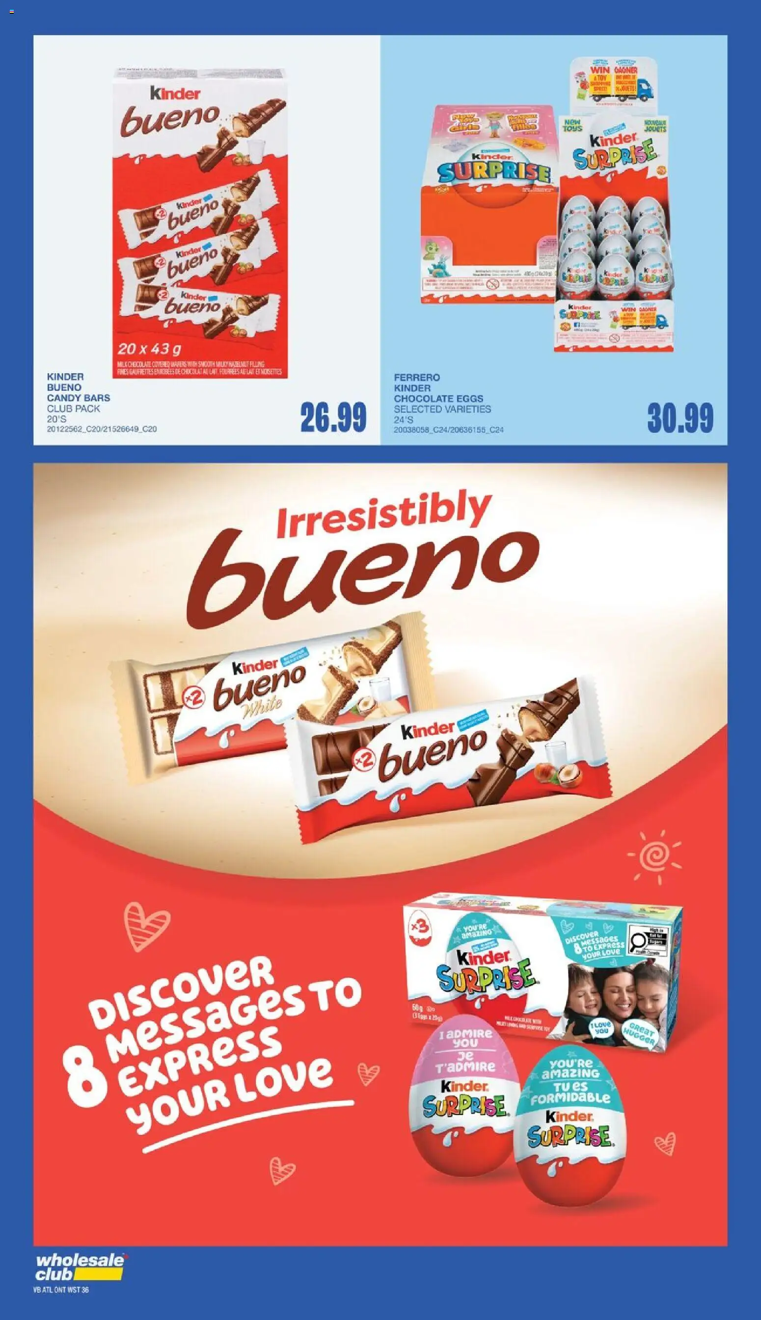 Wholesale Club flyer valid from Jul 30, 2026 | Page: 47 | Products: Milk, Eggs, Chocolate