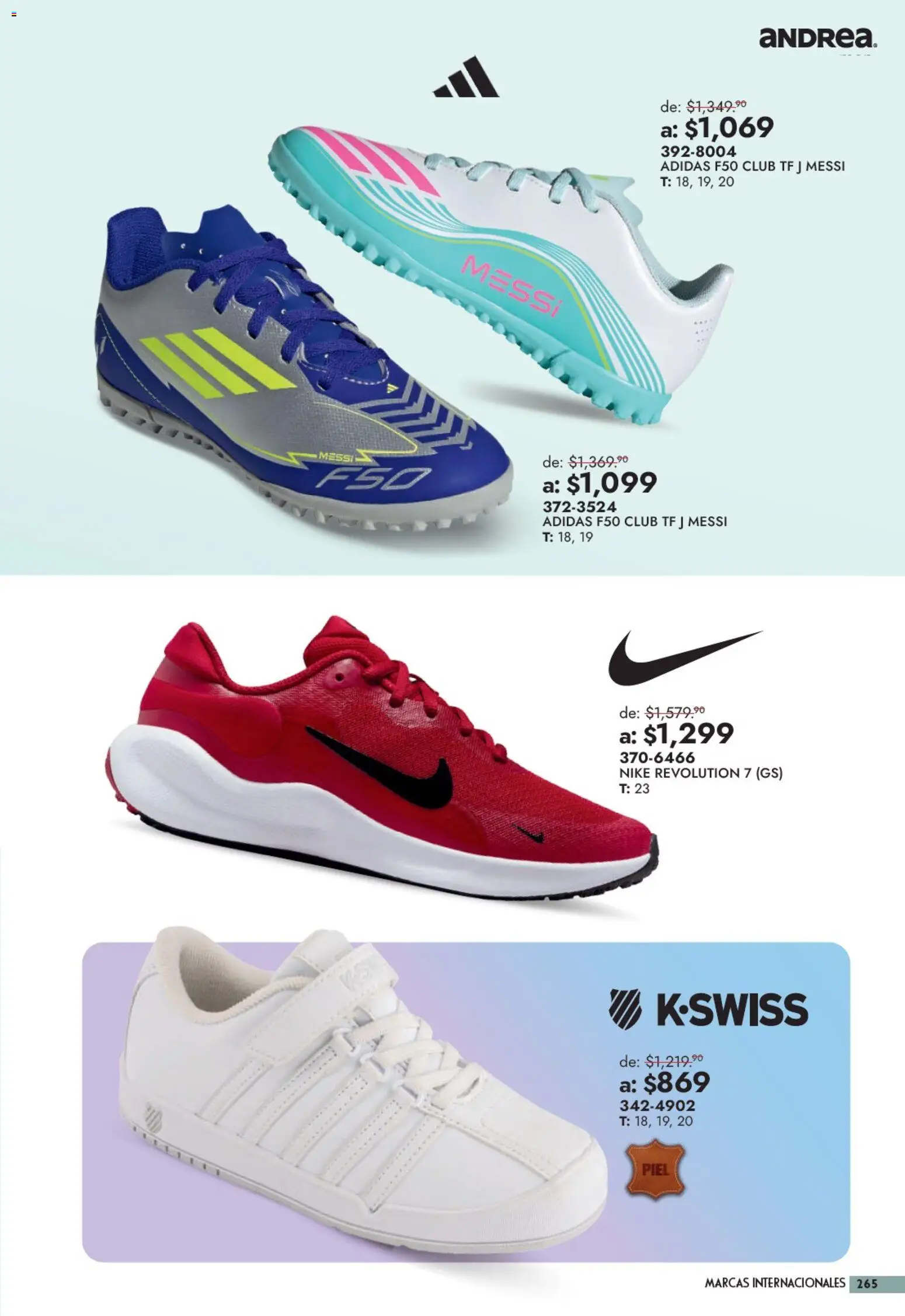 Nuevas ofertas de Andrea válidas en toda la República Mexicana desde el 13/09/2026. ¡Encuentra las mejores ofertas en Andrea catálogo Outlet! | Página: 265