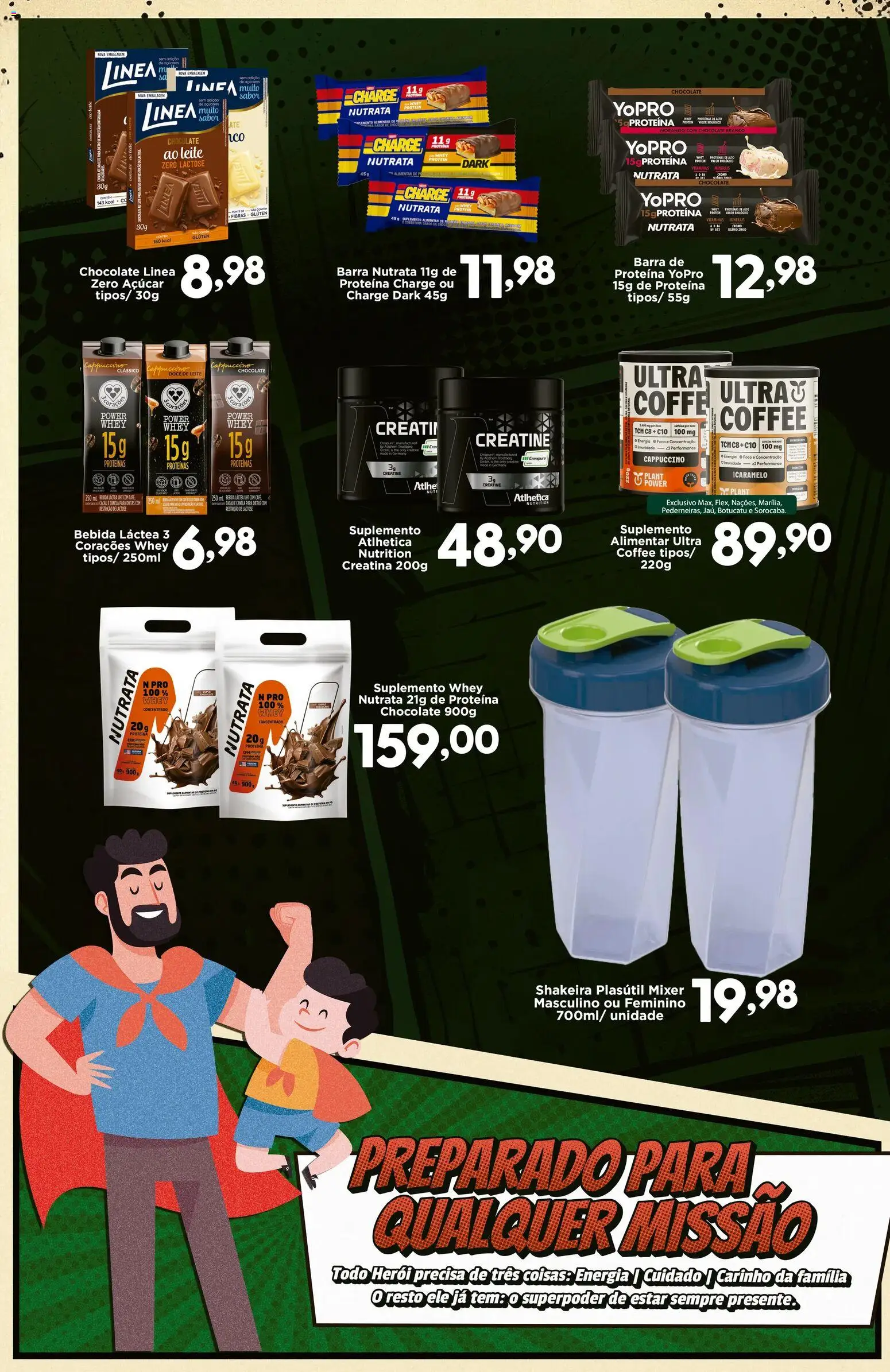 Confiança Folheto - válido de 31/07/2026 | Página: 6 | Produtos: Leite, Chocolate, Açúcar, Canela
