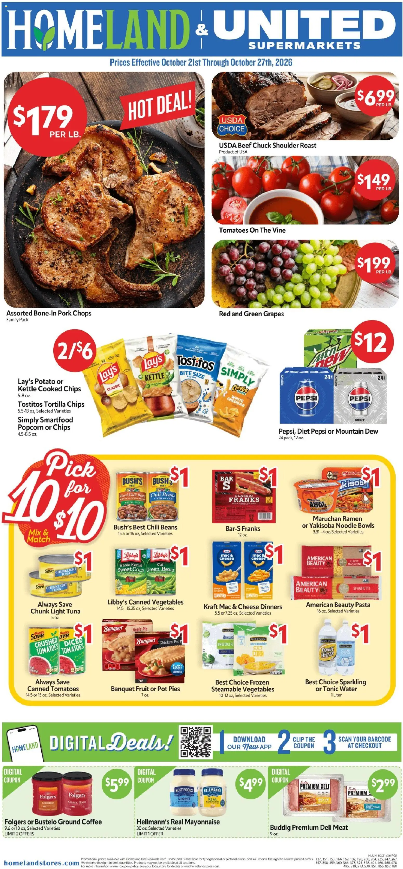 Homeland Weekly Ad (10/21 - 10/27 2026)