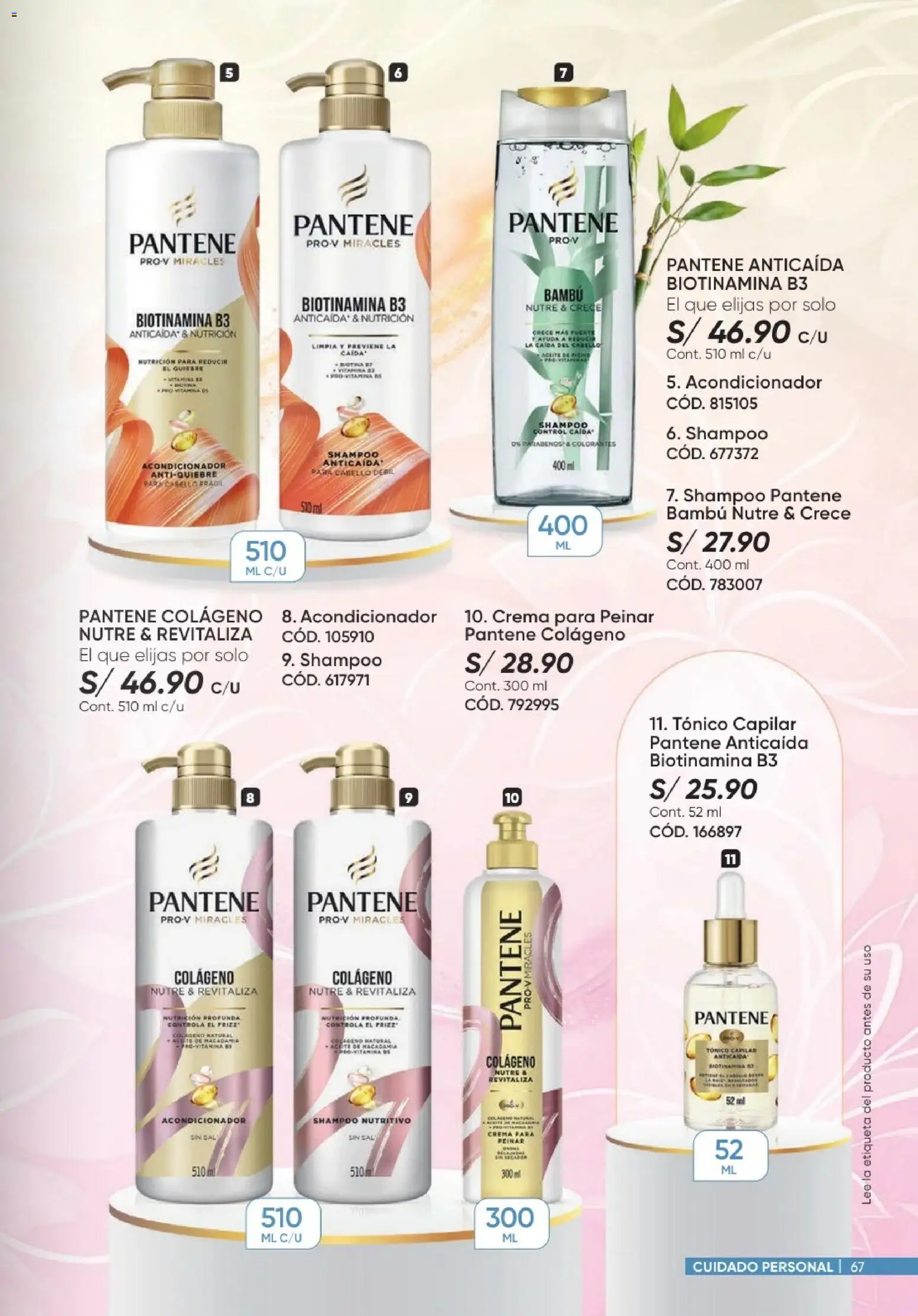 Catálogo Azzorti válido desde 20/09/2026 | Página: 67 | Productos: Shampoo, Acondicionador, Té, Crema