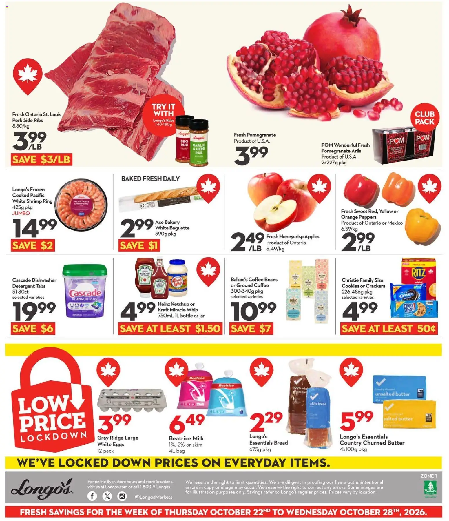 Longo's flyer valid from Oct 22, 2026 | Page: 3