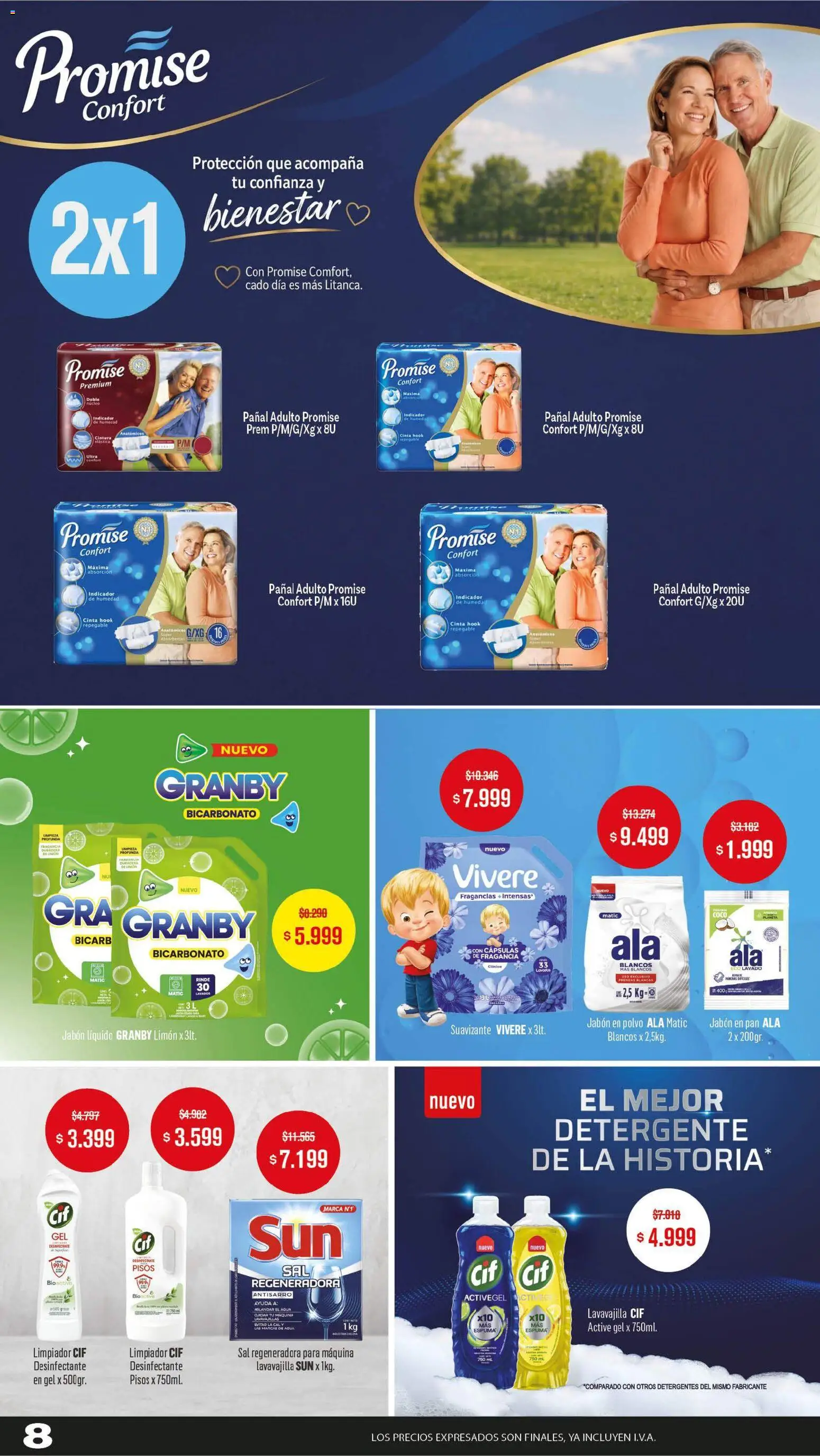 Makro Ofertas Volvete a Ilusionar │ válido desde el 21.05.2026 | Página: 8 | Productos: Jabón en polvo, Limón, Espuma, Suavizante