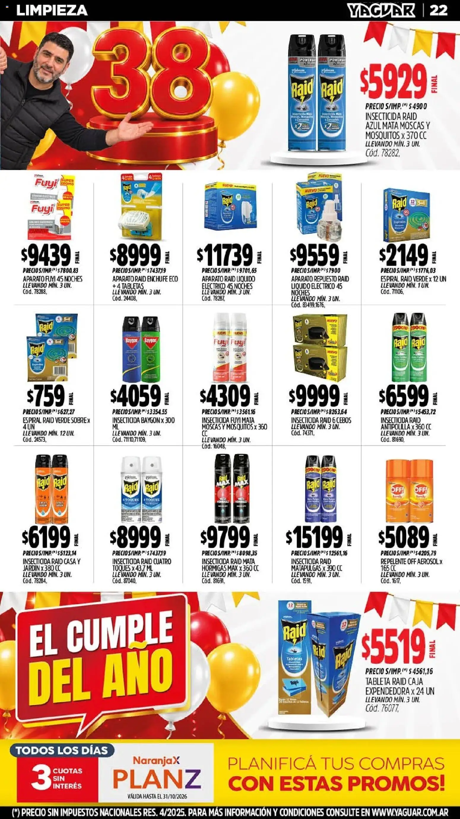 Yaguar - Oferta Semanal Parque Chacabuco │ válido desde el 05/10/2026 | Página: 21