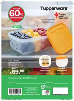 Vista previa de Tupperware catálogo, nuevo folleto de la tienda, válido en México a partir del 18.05.2026 | Página: 117 | Productos: Teléfono