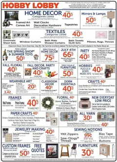 Preview of Hobby Lobby weekly ads valid from 07/05/2026