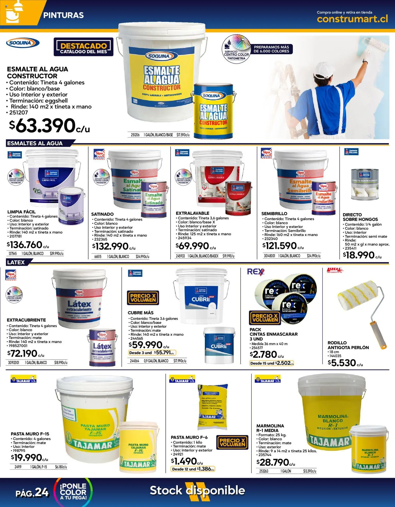 Construmart Ofertas │ válido desde el 31.05.2026 | Página: 24 | Productos: Agua, Hongos, Mate, Pasta