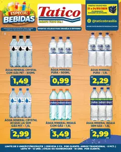 Tatico ofertas do Dia - Pré-Visualização do folheto da loja Tatico, válido de 22.05.2026 | Página: 24 | Produtos: Leite, Cerveja, Arroz, Água mineral
