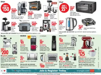 Preview of Canadian Tire weekly flyer from shop Canadian Tire valid from Jul 9, 2026 | Page: 12 | Products: Cream, Ice cream, Oven, Toaster