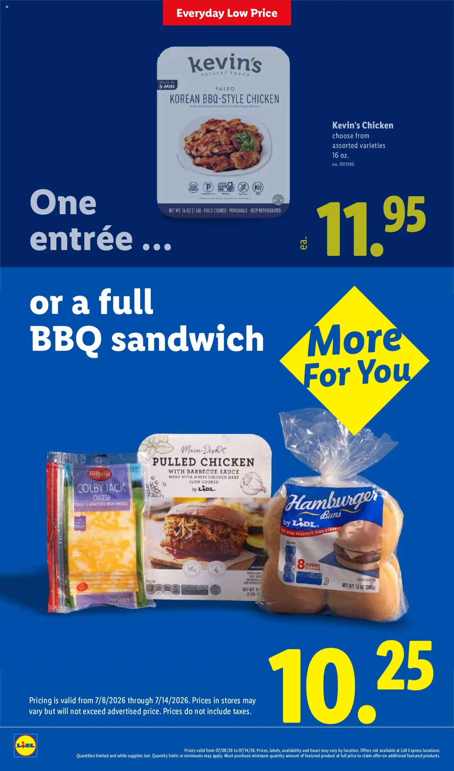 Lidl Weekly Ad - valid from 07/08/2026 | Page: 26 | Products: Meat, Chicken, Chicken meat, Sauce