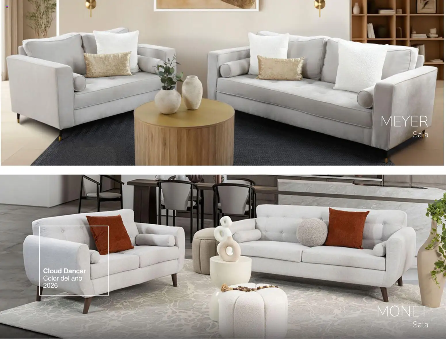 Nuevas ofertas de Muebles Dico válidas en toda la República Mexicana desde el 30/01/2026. ¡Encuentra las mejores ofertas en Muebles Dico catálogo Cloud Dancer Color del año 2026! | Página: 19 | Productos: Sala