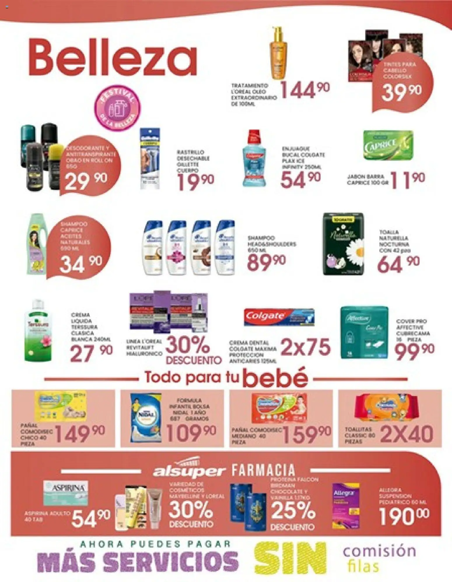 Nuevas ofertas de Alsuper válidas en toda la República Mexicana desde el 14/04/2026. ¡Encuentra las mejores ofertas en Alsuper folleto Casas Grandes! | Página: 4 | Productos: Desodorante, Antitranspirante, Crema, Toalla