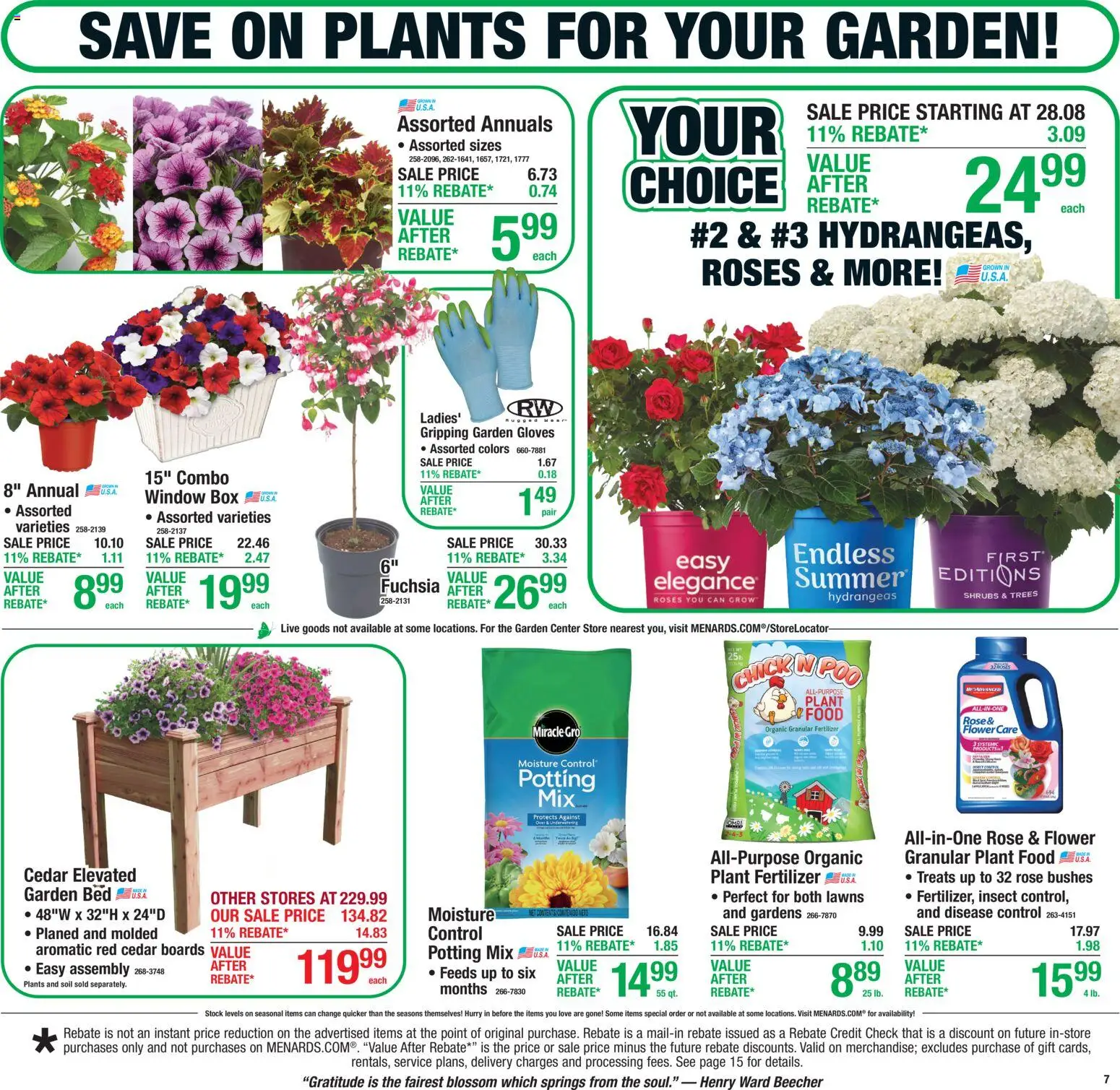 Menards Weekly Ad - valid from 20.05.2026 | Page: 10 | Products: Bed, Box, Gloves