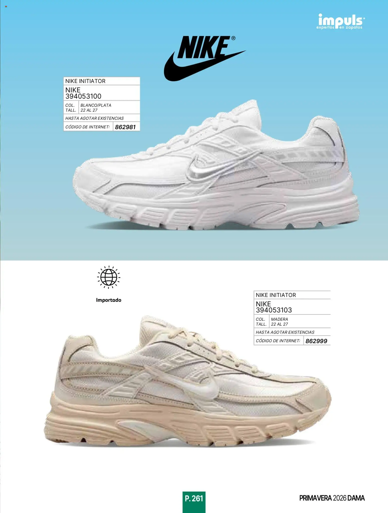 Nuevas ofertas de Impuls válidas en toda la República Mexicana desde el 01.01.2026. ¡Encuentra las mejores ofertas en Impuls catálogo Primavera! | Página: 263 | Productos: Zapatos