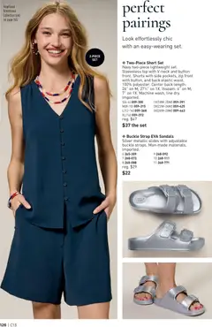 Preview of Avon weekly ads valid from 06/17/2026 | Page: 126 | Products: Shorts, Sandals
