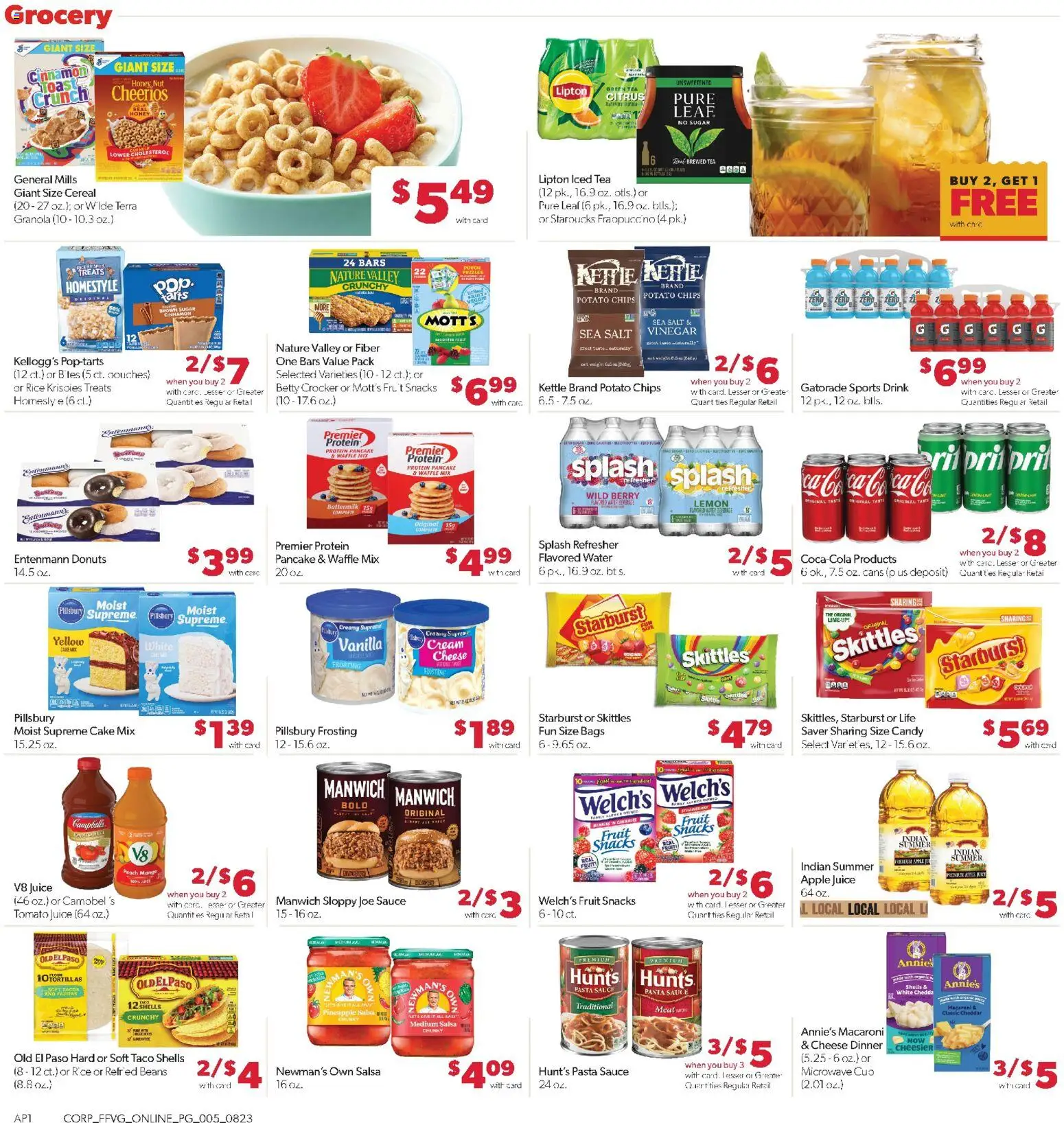 Family Fare Weekly Ad - MI - valid from 08/23/2026 | Page: 11 | Products: Microwave, Rice, Cream, Peach