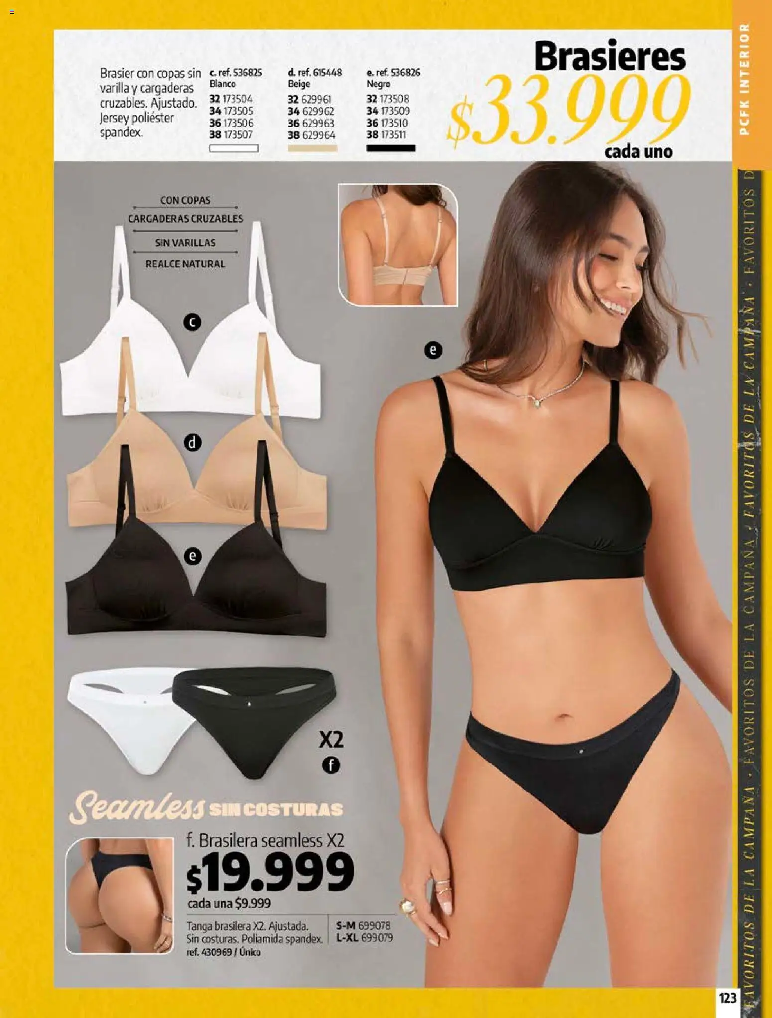 Pacifika revista - valida desde el 18/09/2026 | Página: 123 | Productos: Brasier