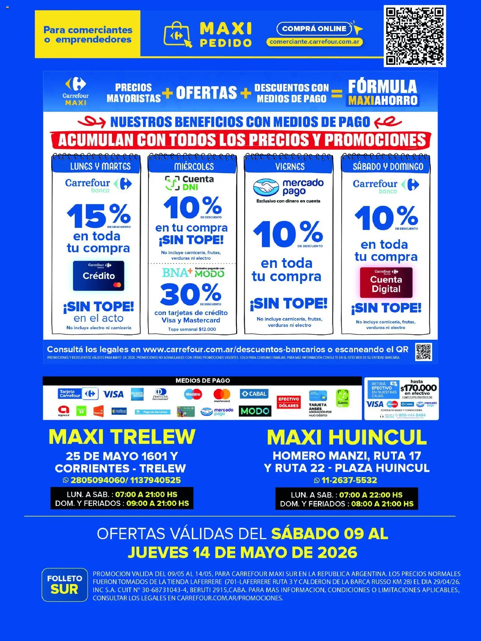 Carrefour Maxi catálogo │ válido desde el 09.05.2026 | Página: 11 | Productos: Banco
