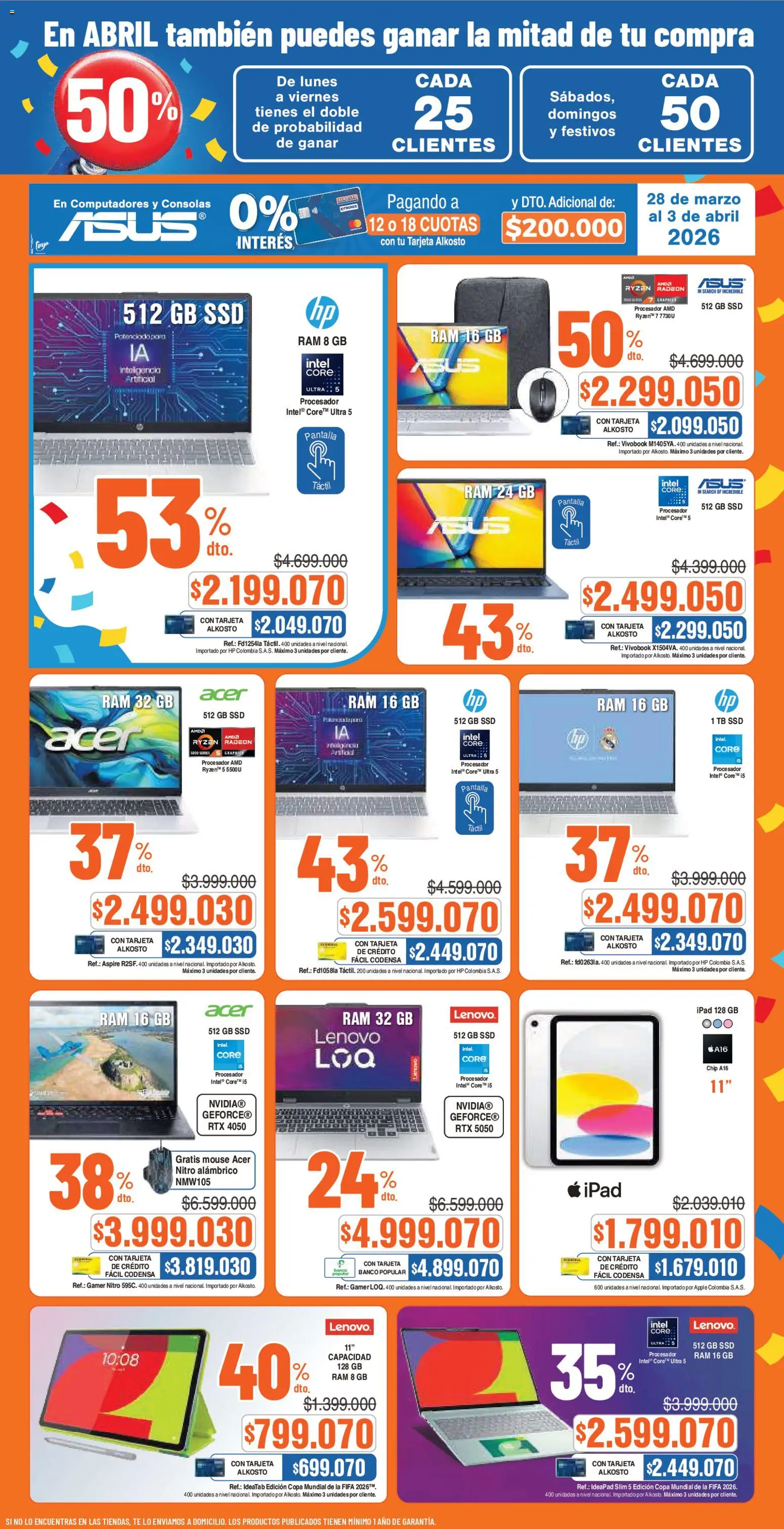 Ktronix revista - valida desde el 28.03.2026 | Página: 3 | Productos: Banco, Mouse