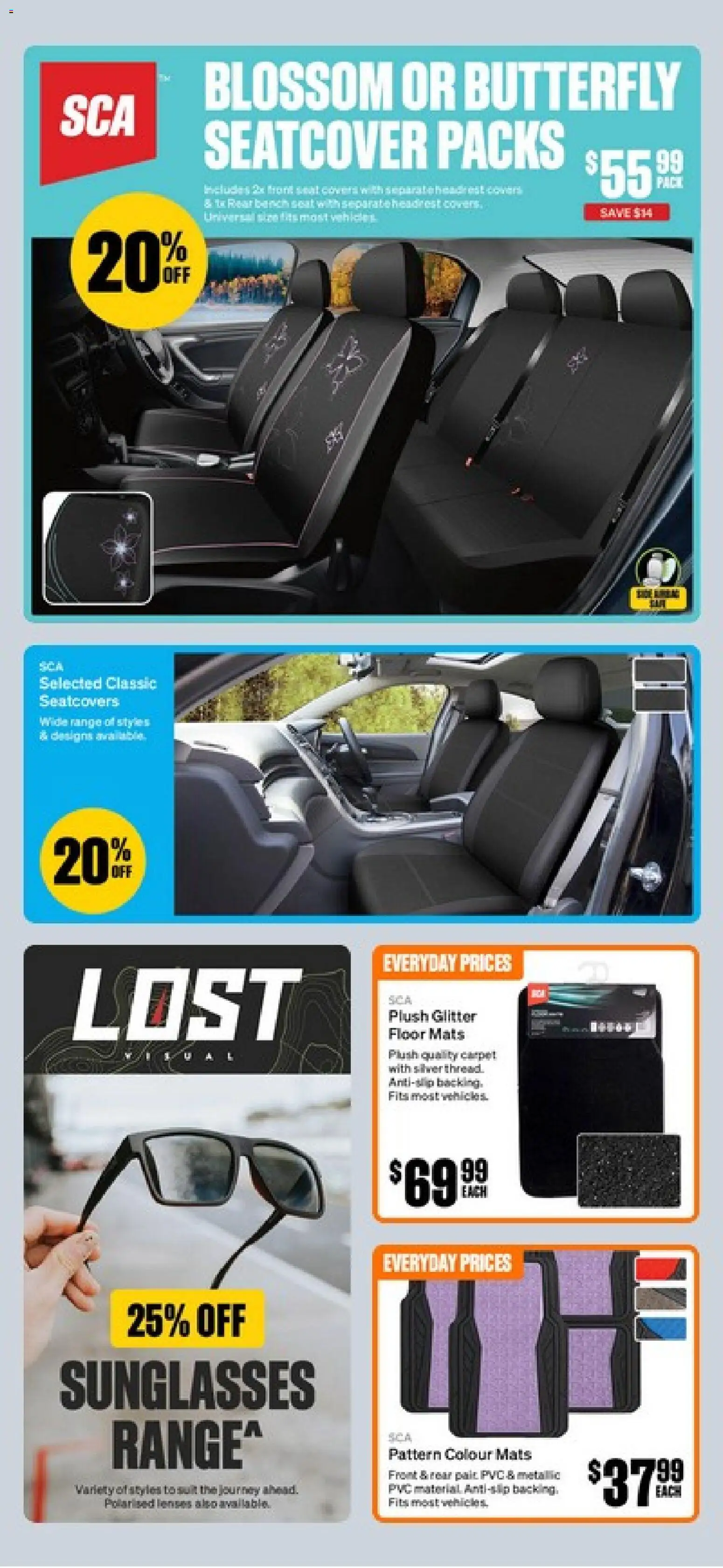Supercheap Auto catalogue - valid from 22/07/2026 | Page: 6 | Products: Carpet, Sunglasses