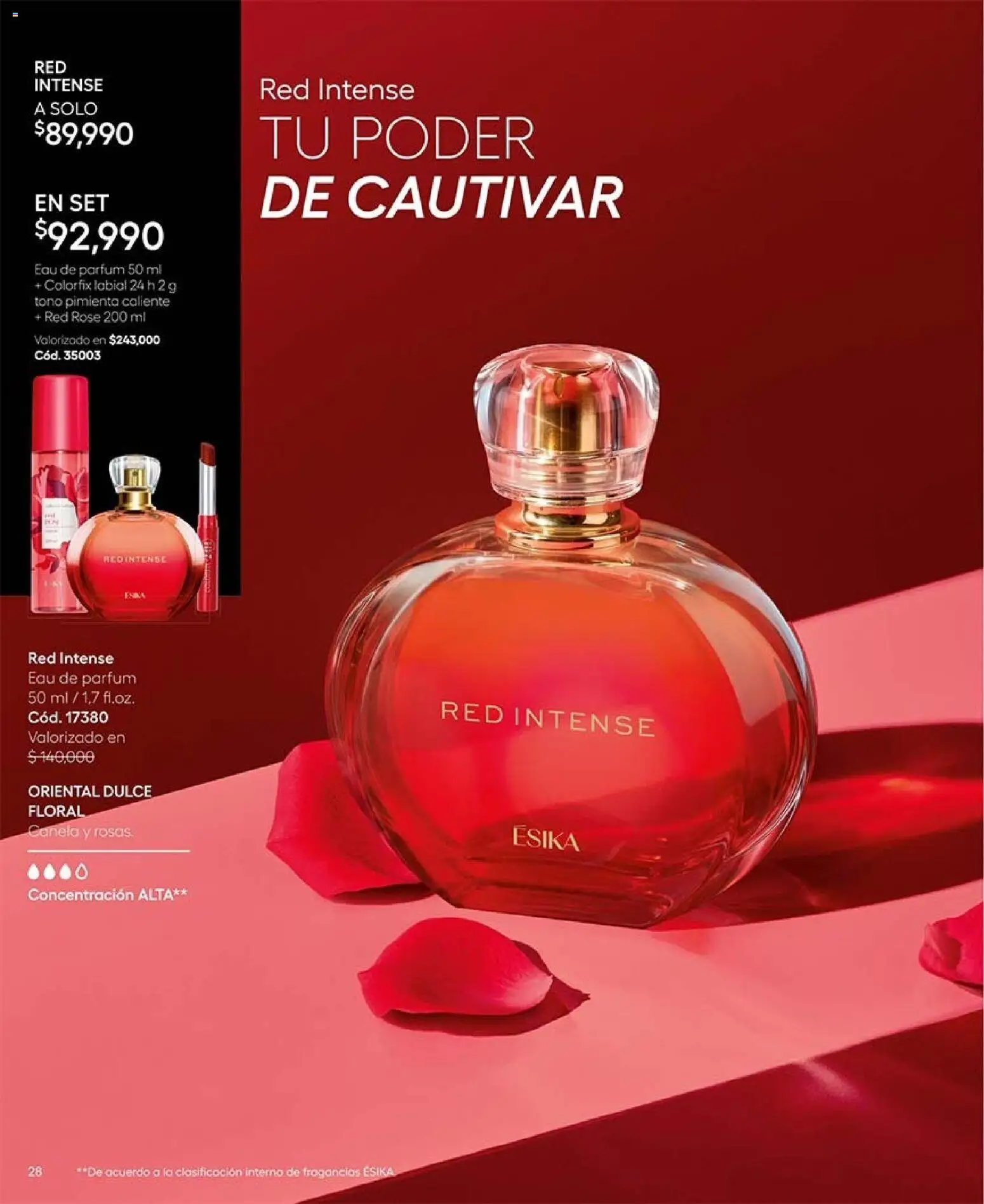 Ésika revista - valida desde el 30/10/2026 | Página: 28 | Productos: Pimienta