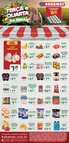 Bahamas Supermercados ofertas Terça e Quarta na Feira - Pré-Visualização do folheto da loja Bahamas Supermercados, válido de 12.05.2026