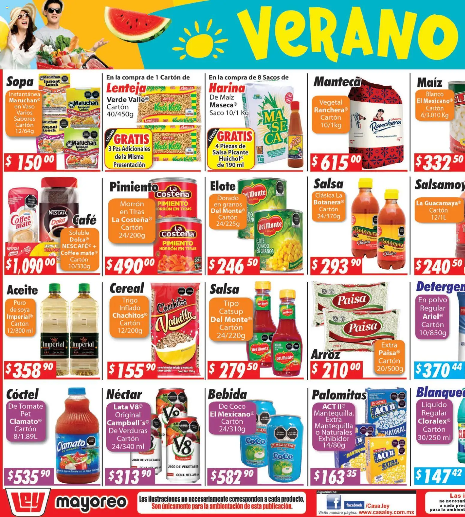 Nuevas ofertas de Casa Ley válidas en toda la República Mexicana desde el 10/08/2026. ¡Encuentra las mejores ofertas en Casa Ley folleto Nogales! | Página: 1 | Productos: Pimiento, Catsup, Carne, Carne de res