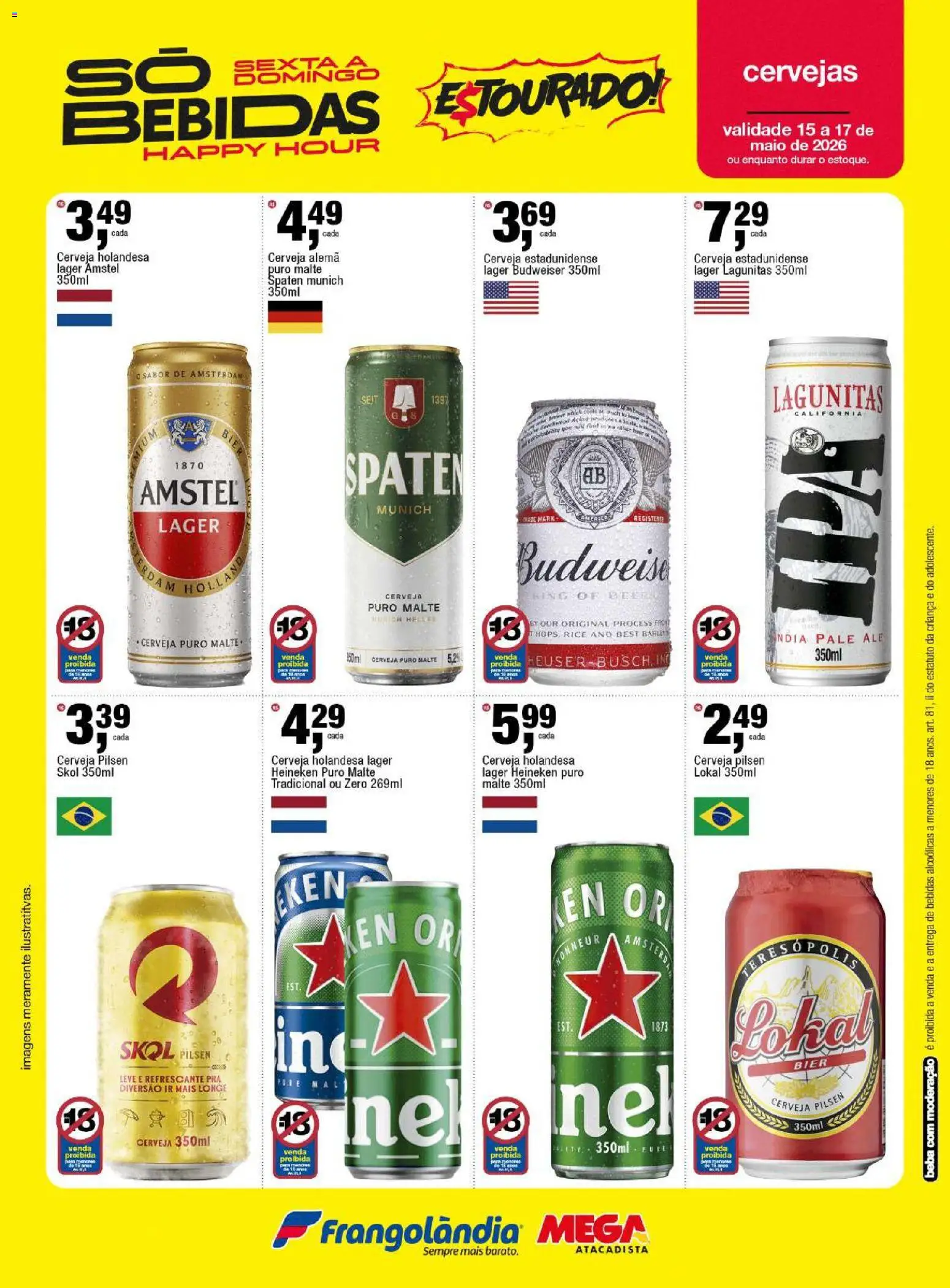 Frangolândia Folheto - válido de 15.05.2026 | Página: 9 | Produtos: Maiô, Cerveja, Heineken