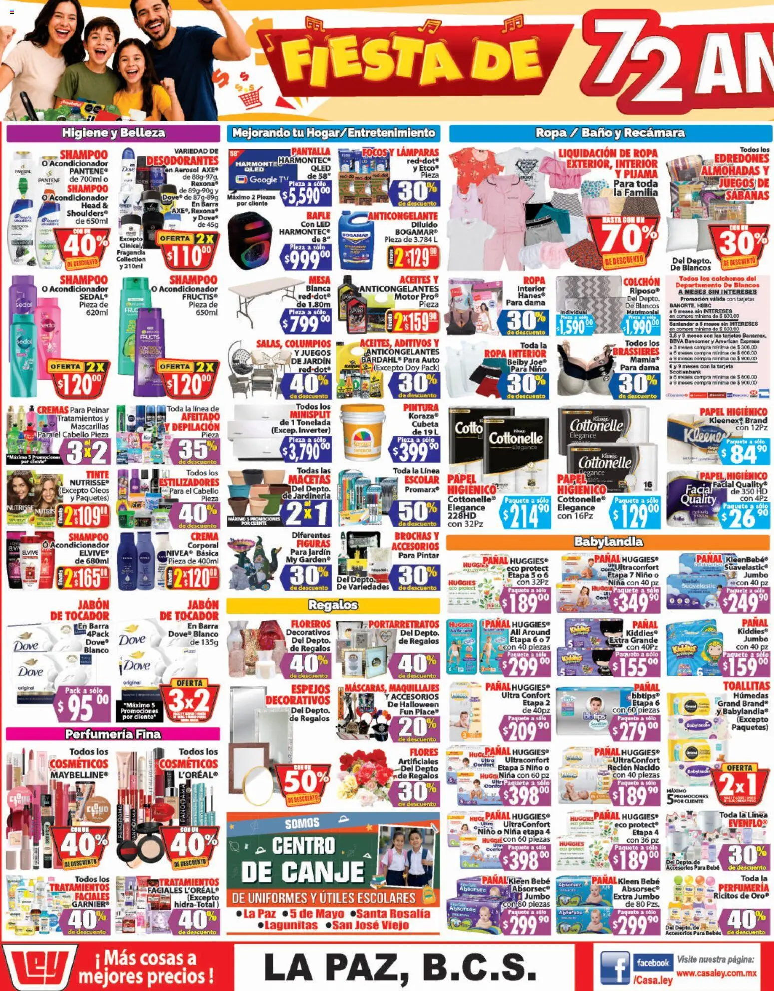Nuevas ofertas de Casa Ley válidas en toda la República Mexicana desde el 29/09/2026. ¡Encuentra las mejores ofertas en Casa Ley folleto Autoservicio! | Página: 3 | Productos: Pijama, Mascarillas, Ropa, Acondicionador