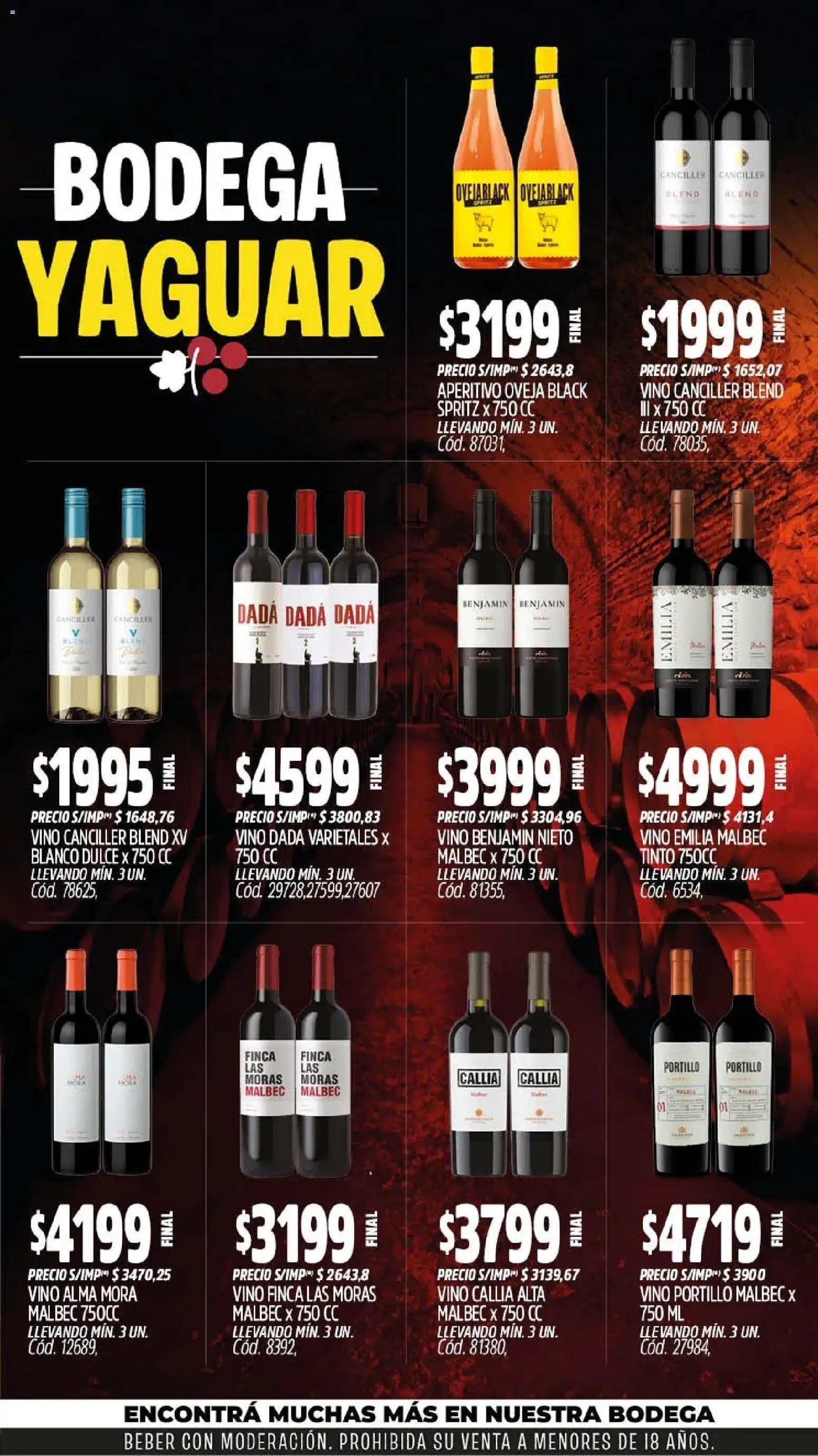 Yaguar - Oferta Semanal Chaco │ válido desde el 24/08/2026 | Página: 4 | Productos: Dulce, Vino