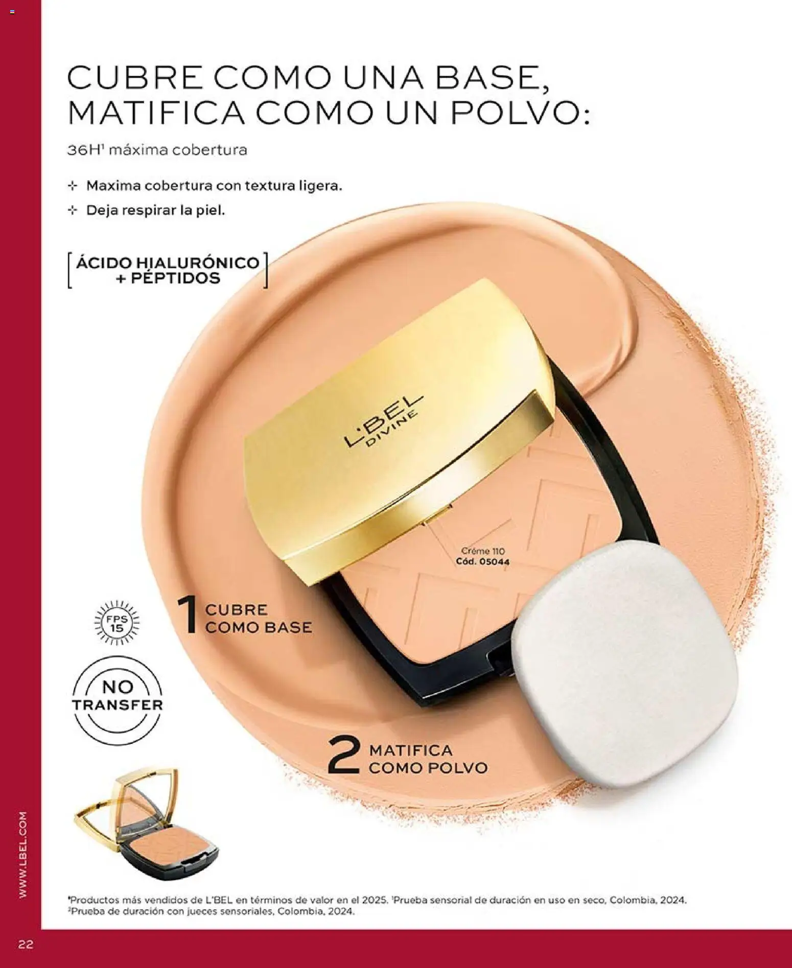 L'Bel revista - valida desde el 17.07.2026 | Página: 22 | Productos: Polvo