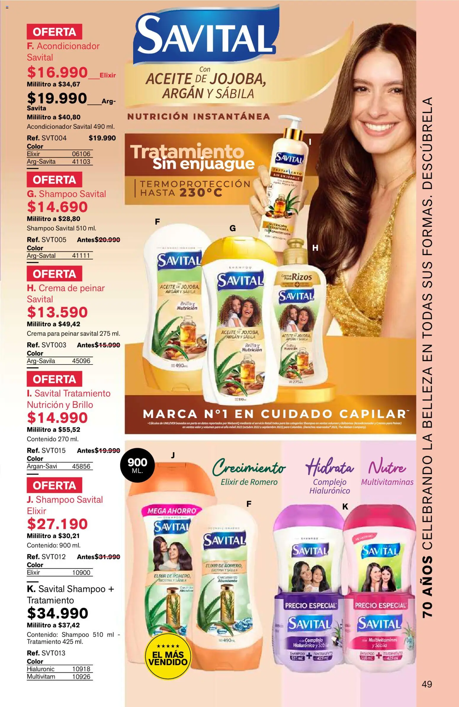 Leonisa revista - valida desde el 15/07/2026 | Página: 49 | Productos: Crema, Acondicionador, Movil, Aceite