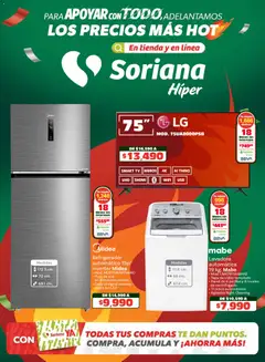 Vista previa de Soriana Hot Sale, nuevo folleto de la tienda, válido en México a partir del 14.05.2026