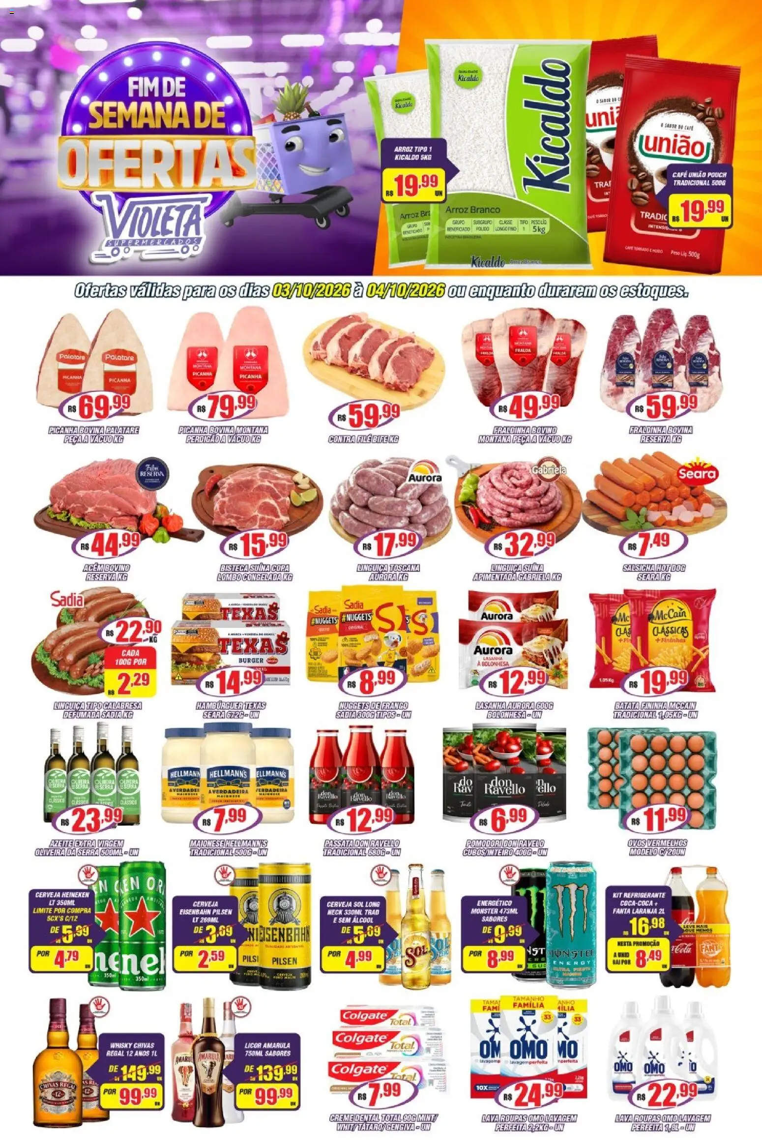 Violeta Supermercados Folheto - válido de 03/10/2026 | Página: 1