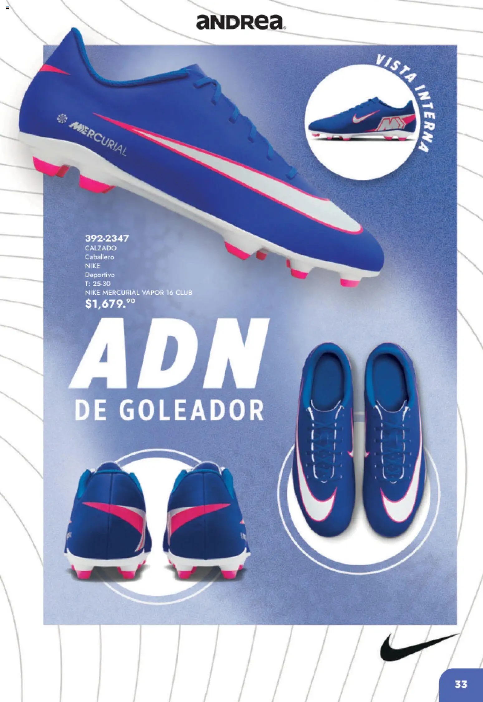 Nuevas ofertas de Andrea válidas en toda la República Mexicana desde el 17.05.2026. ¡Encuentra las mejores ofertas en Andrea catálogo Listos para ganar! | Página: 33