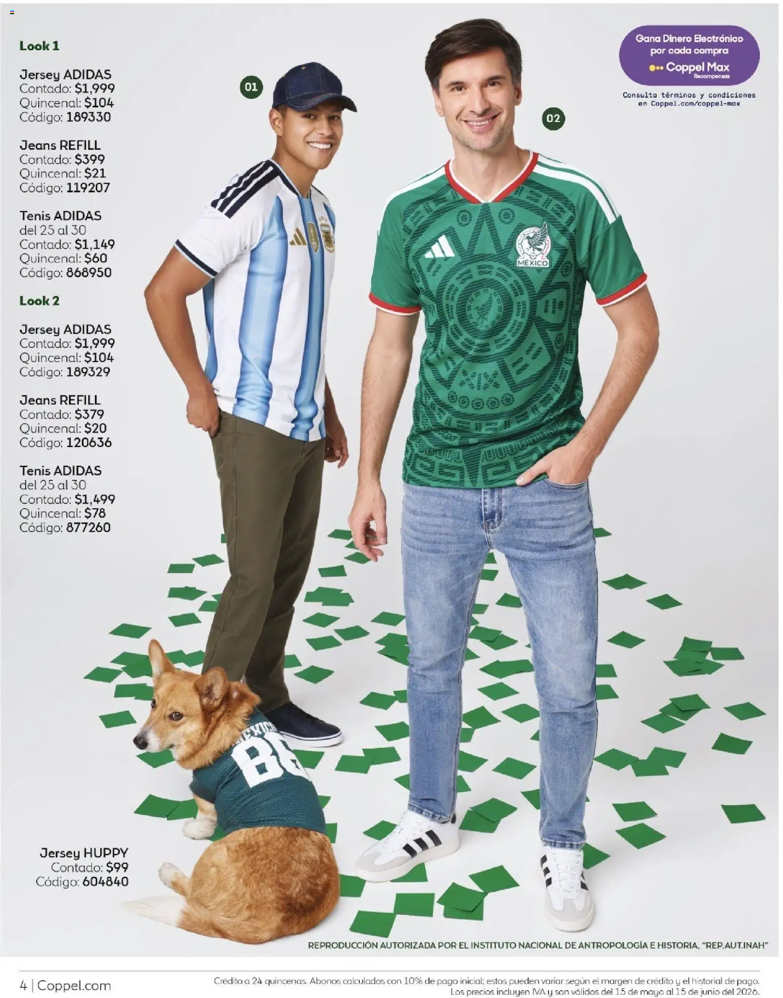 Nuevas ofertas de Coppel válidas en toda la República Mexicana desde el 01.05.2026. ¡Encuentra las mejores ofertas en Coppel catálogo Ganamos! | Página: 4 | Productos: Tenis