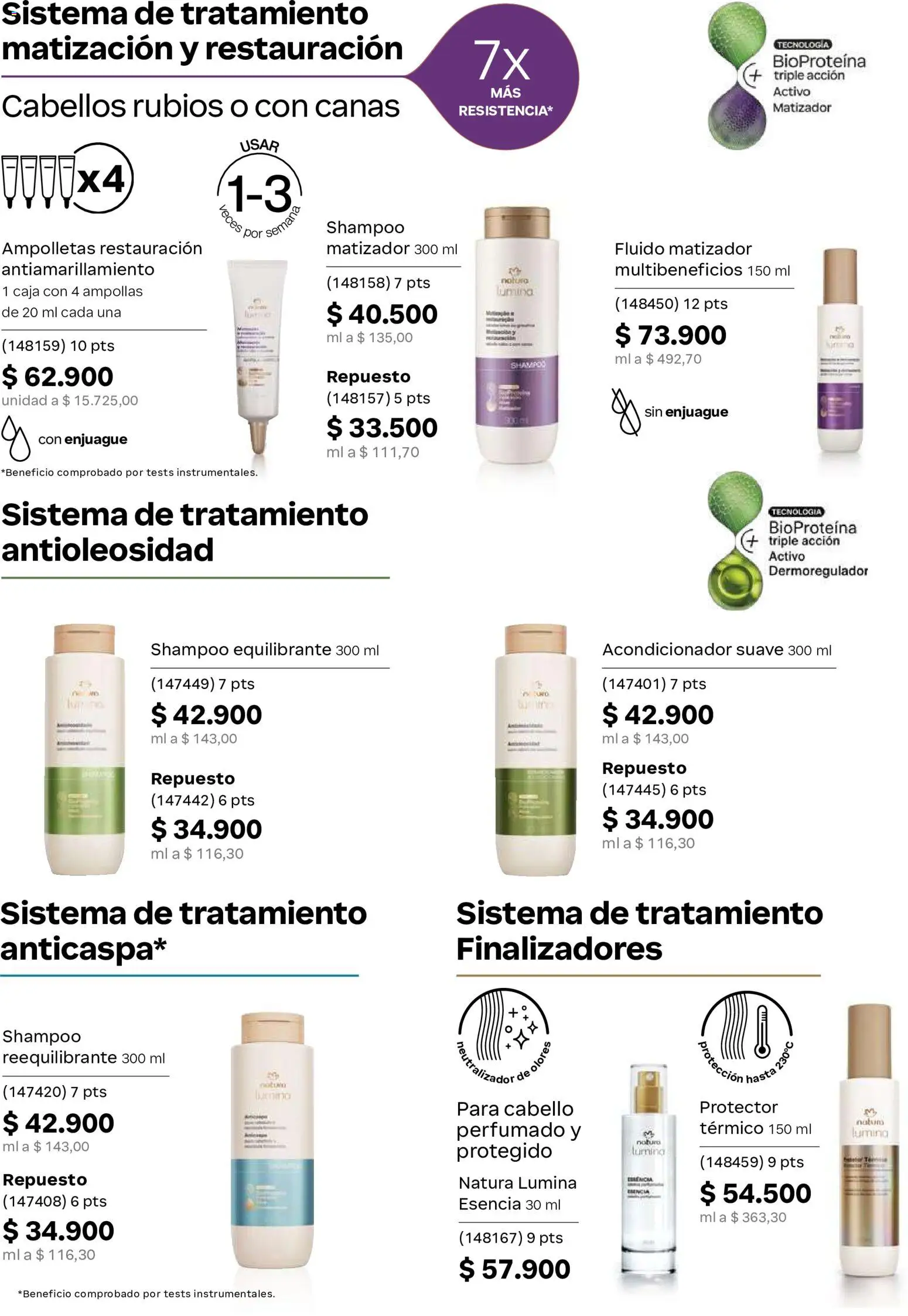 Natura revista - valida desde el 22/07/2026 | Página: 149 | Productos: Shampoo, Caja, Acondicionador