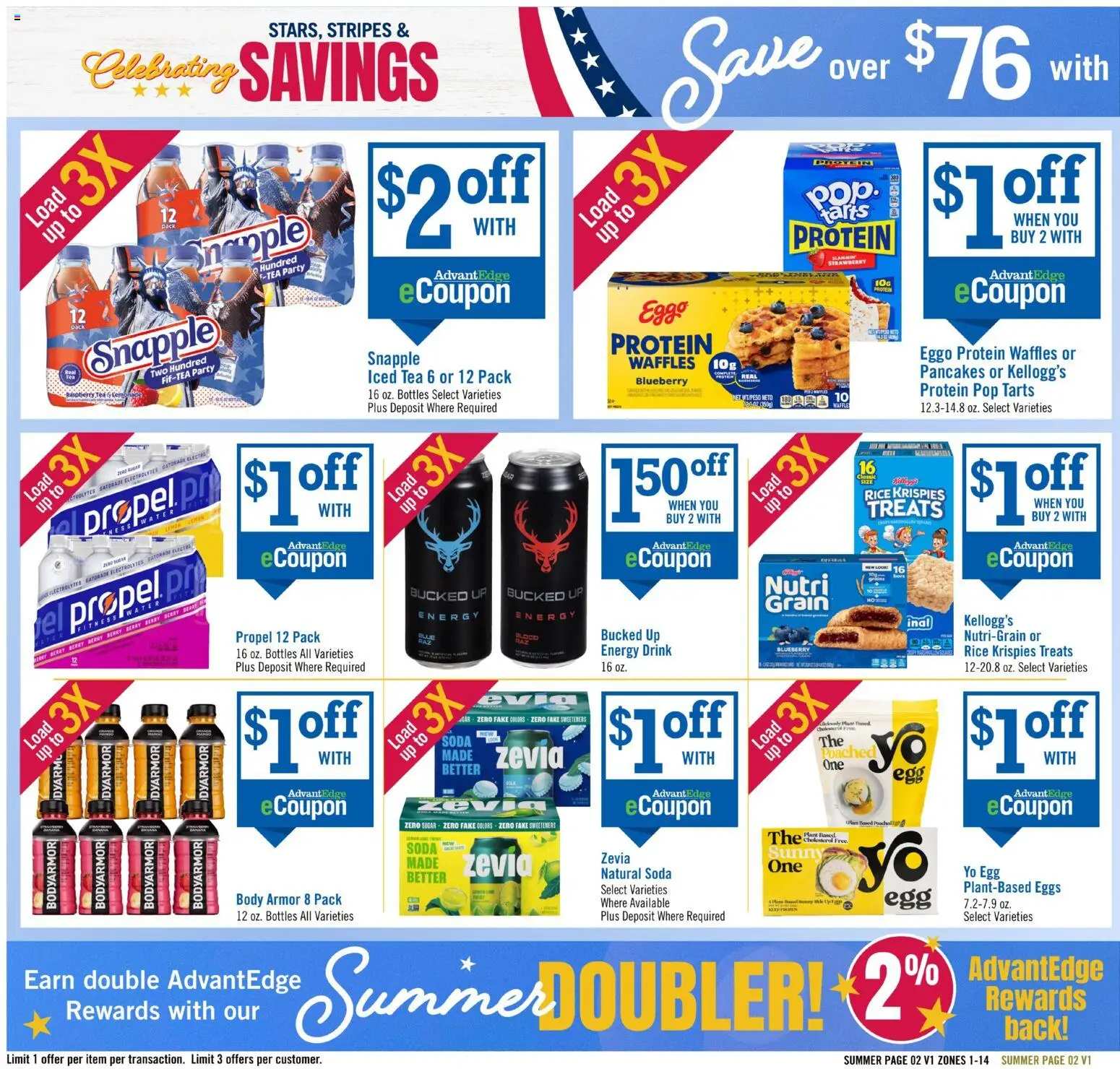 Price Chopper Celebrate Summer - valid from 07/12/2026 | Page: 2 | Products: Rice, Sugar, Lemon, Lime